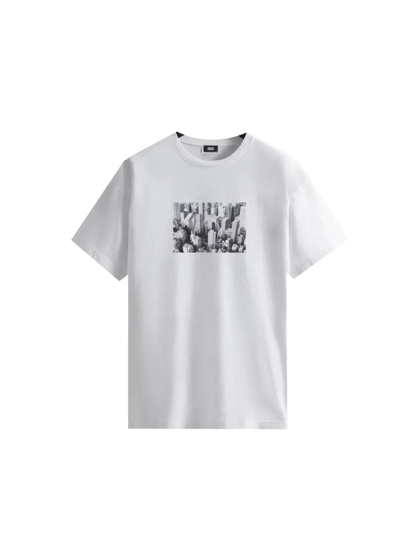 Мужская футболка с принтом Kith Tee Kith — изображение 1 из 2, белый