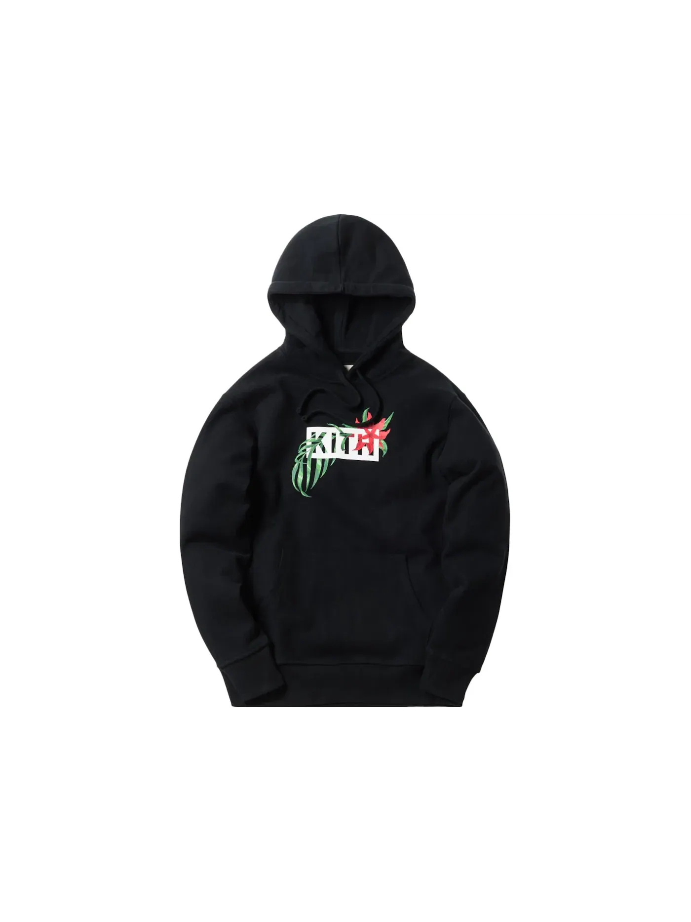 Мужской худи с принтом Kith In Bloom Classic Logo Hoodie — изображение 1 из 1, черный