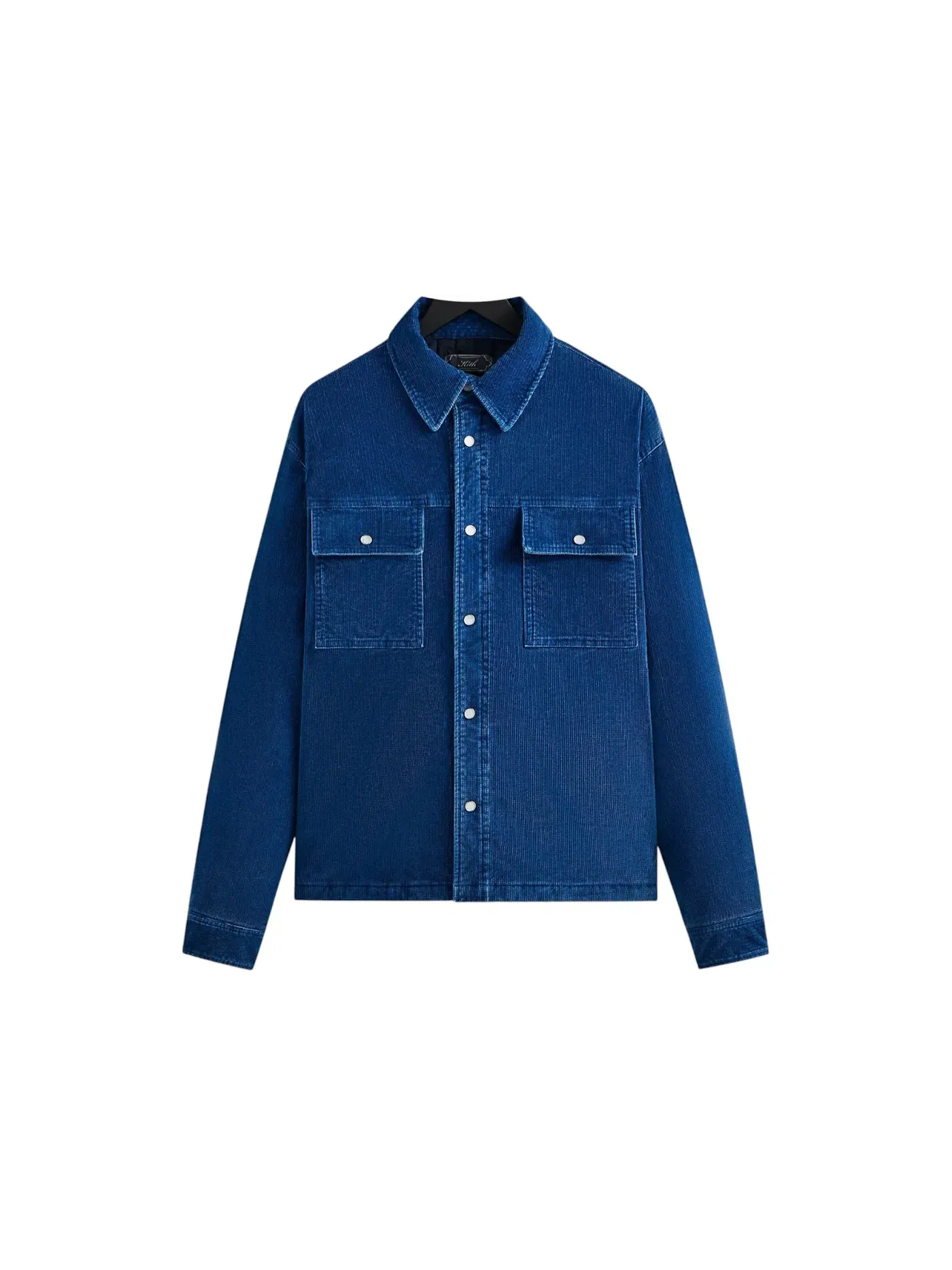 Мужская куртка-рубашка из вельвета с принтом Kith Vintage Apollo Shirt Jacket, Cyanotype — изображение 1 из 2