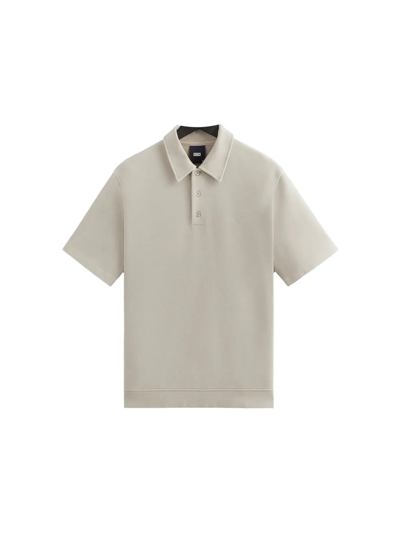Мужское поло с контрастным эффектом Kith Interlock Graham Polo, Field — изображение 1 из 1