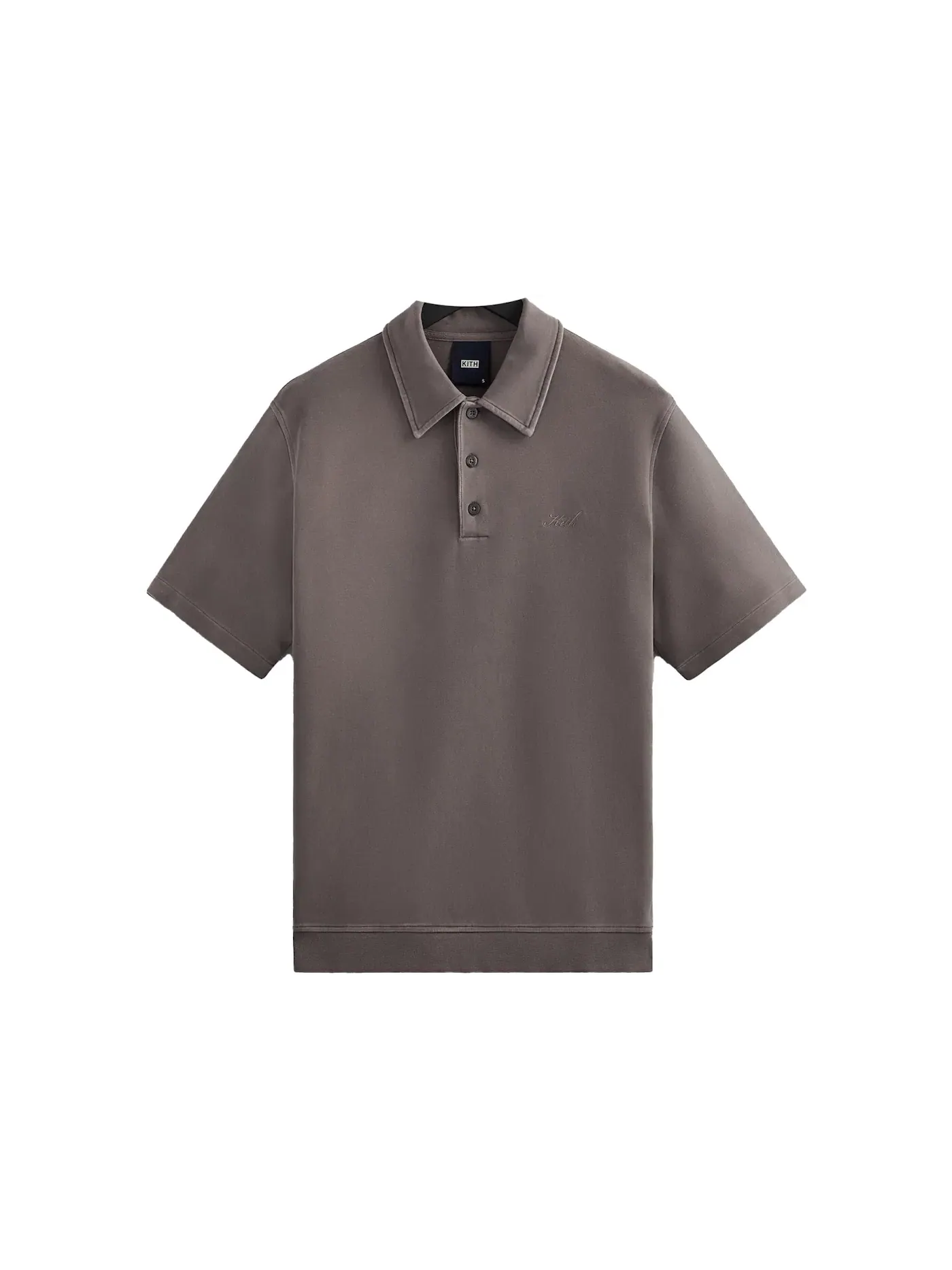 Мужское поло с эффектом цвета Кит Interlock Graham Polo Kith, Thunder — изображение 1 из 1