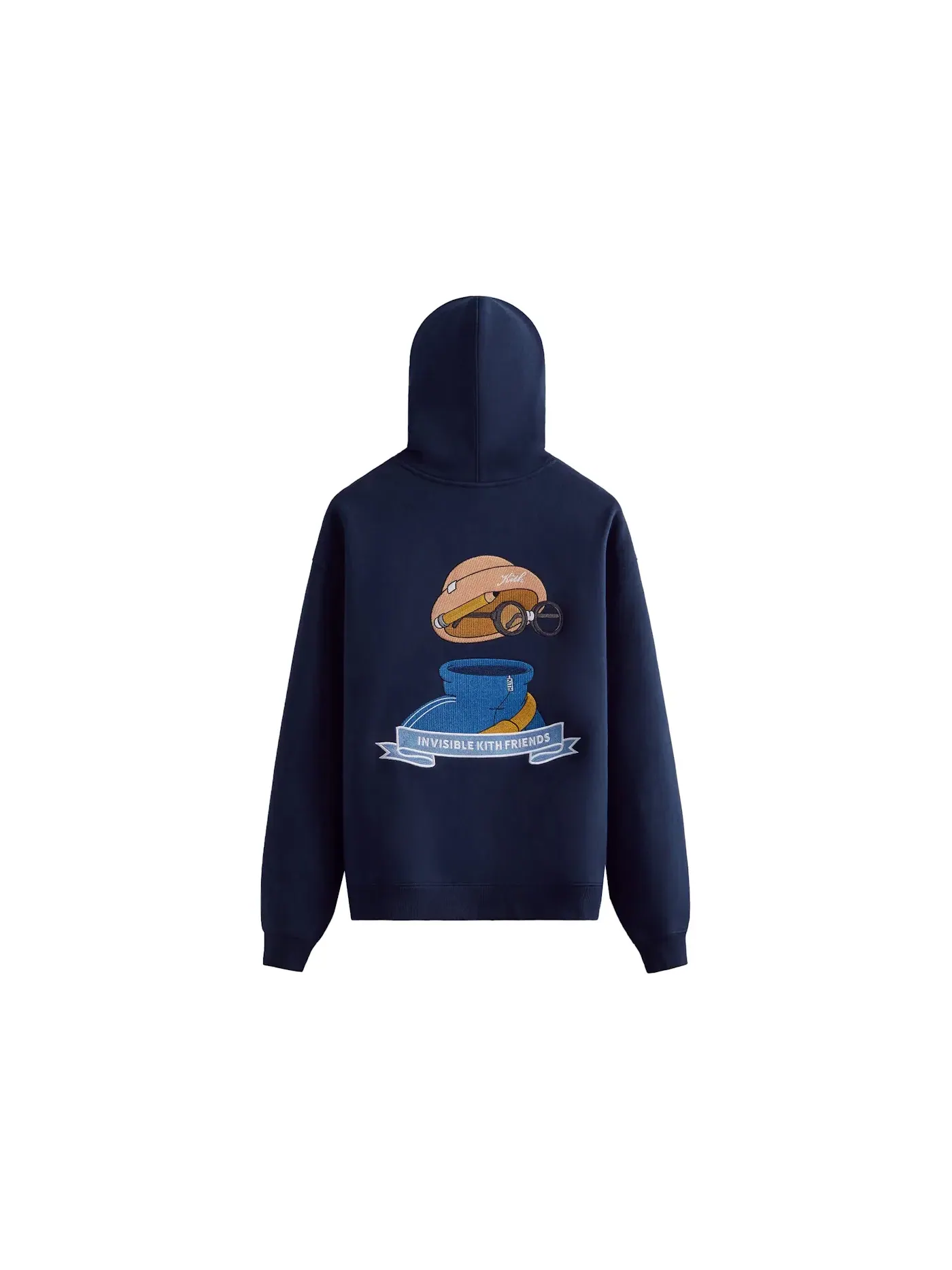 Мужской худи с принтом Kith Invisible Friends — изображение 2 из 2, ночной