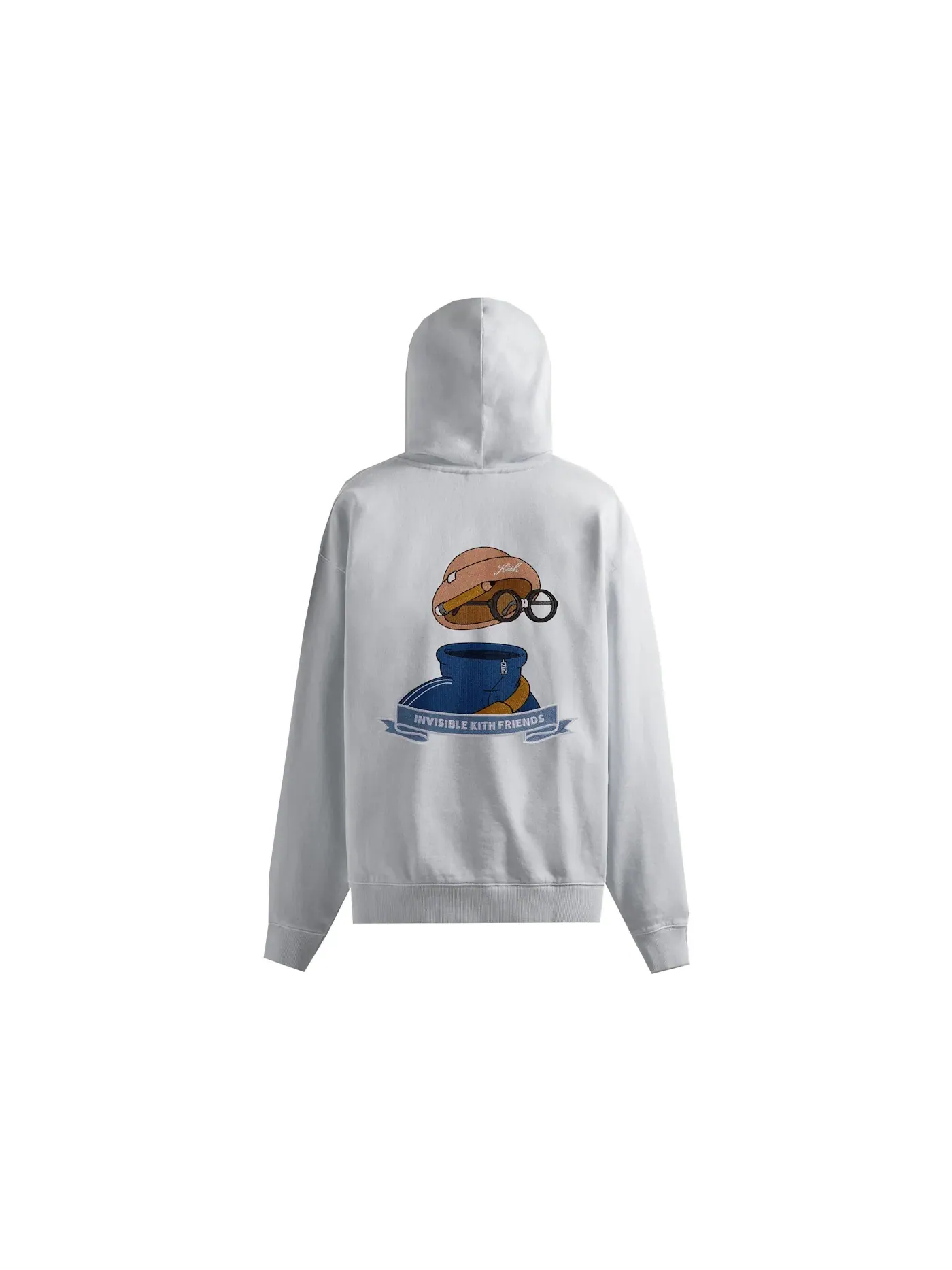 Мужской худи с принтом Kith Invisible Friends Hoodie — изображение 2 из 2, белый