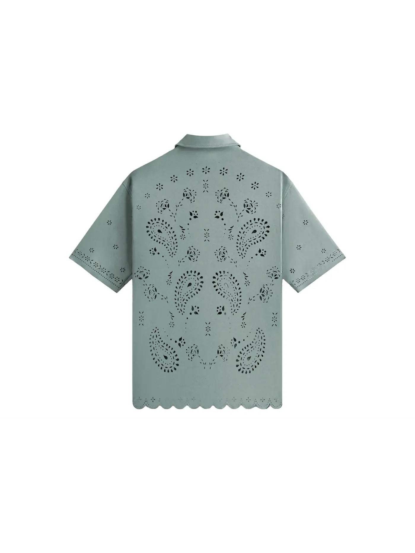 Мужская рубашка с микрозамшей Kith Buttondown, Harbour — изображение 2 из 2