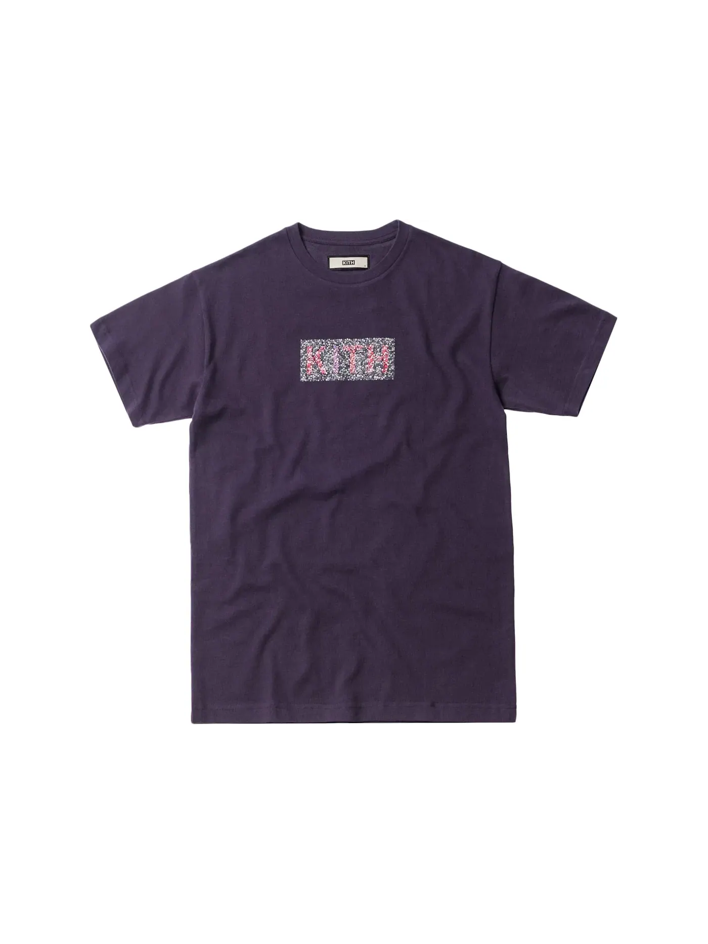Мужская футболка с принтом Kith Ishiahara Test Classic Logo — изображение 1 из 1, фиолетовый