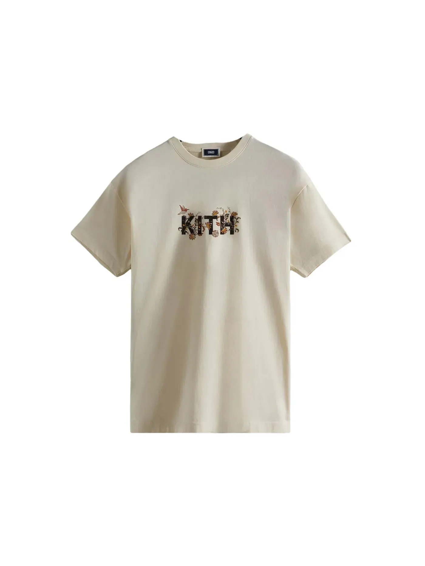 Мужская футболка с принтом Kith Jacobean Logo Vintage Tee, Sandrift — изображение 1 из 2