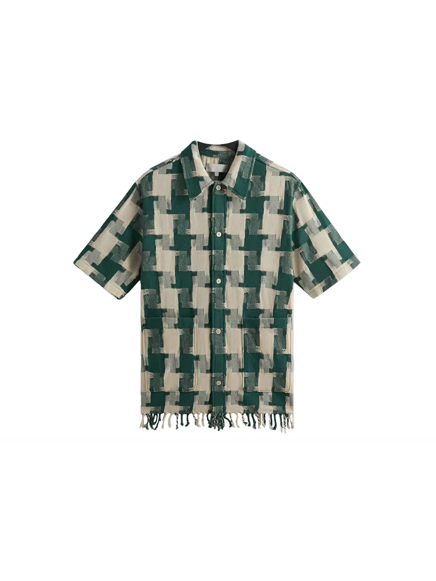 Мужская рубашка-овершерз с клетчатым принтом Overshirt Kith, Conifer — изображение 1 из 1