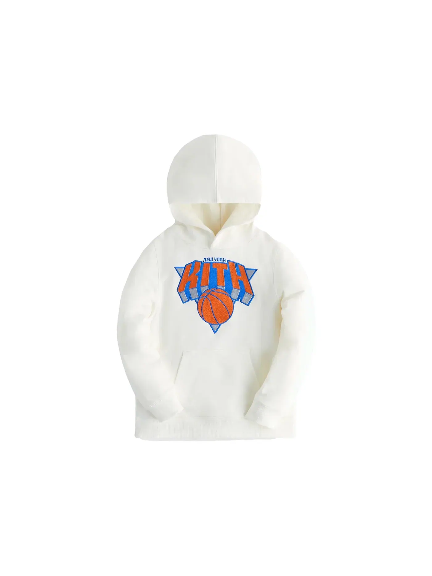 Детский худи с принтом Kith Kids New York Knicks Hoodie, Sandrift — изображение 1 из 1