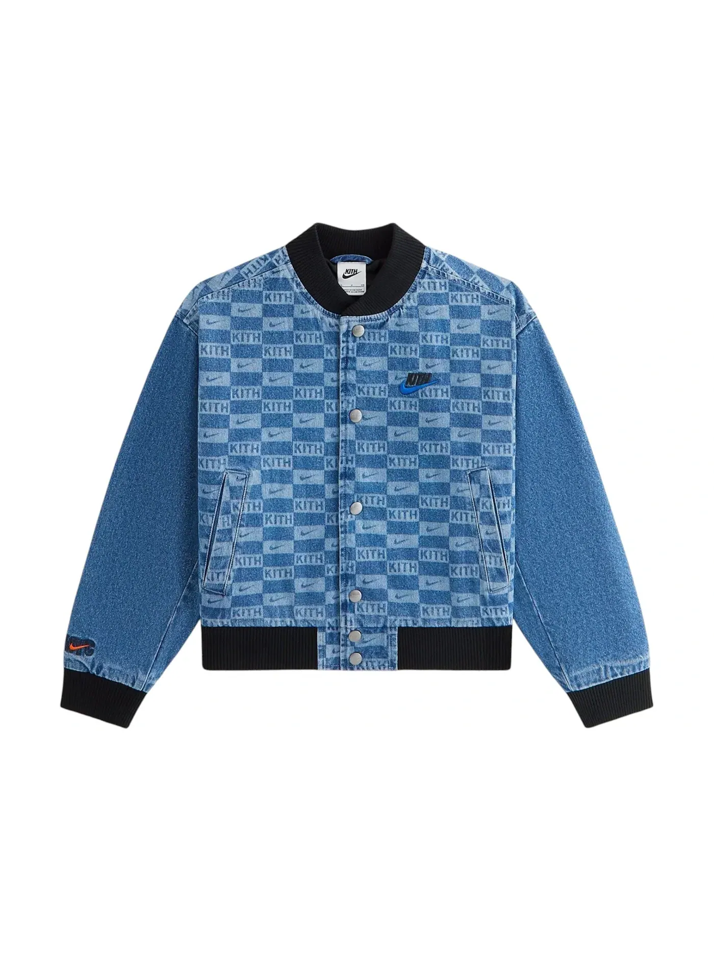 Мужская куртка-ветровка с принтом Kith Jacket Kith — изображение 1 из 2, темно-синий