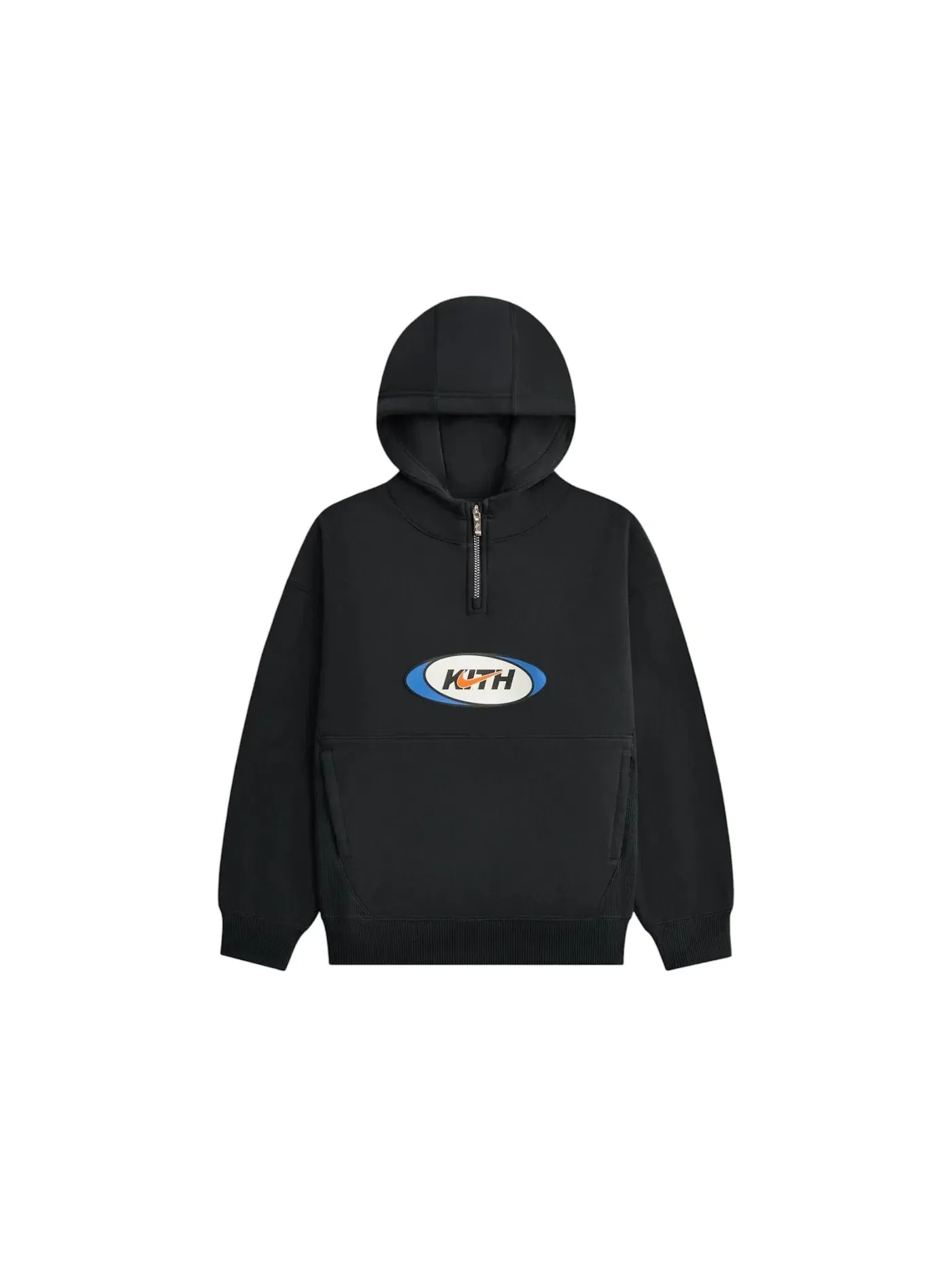 Мужская худи с четверть-застежкой Kith Kids x Nike Nike Hoodie — изображение 1 из 2, черный