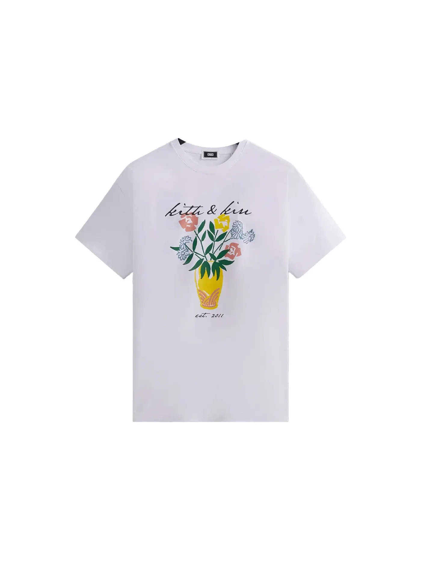 Мужская футболка с принтом Kith Tee — изображение 1 из 1, белый