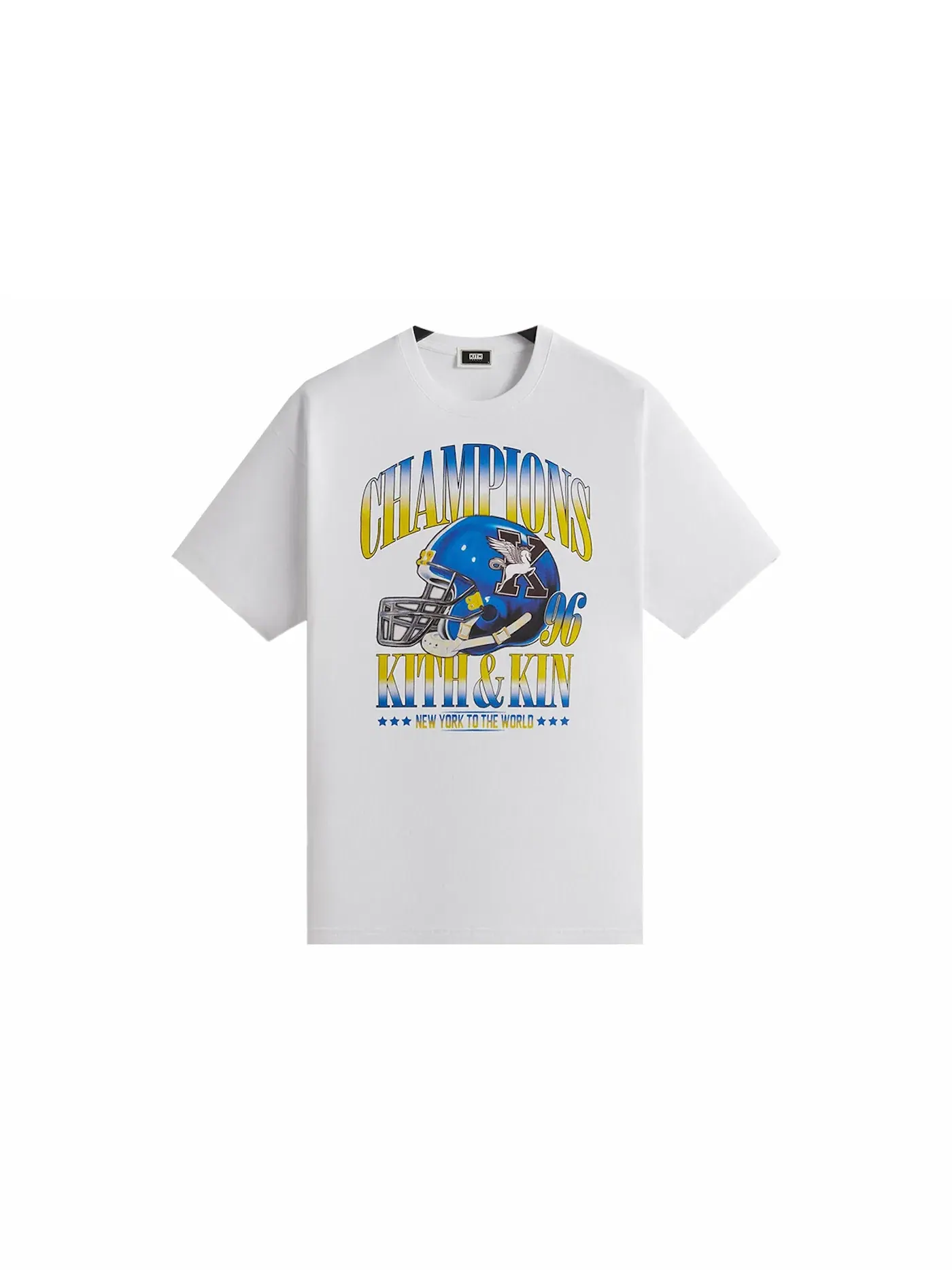 Мужская футболка с принтом Champions 1996 Vintage Tee Kith — изображение 1 из 2, белый