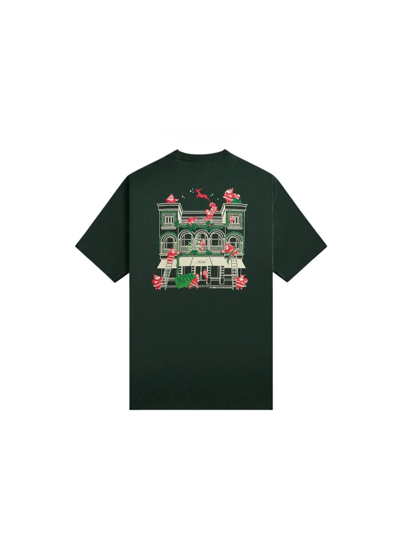 Мужская футболка с принтом Kithmas Comic Santa Rodeo Tee Kith, Stadium — изображение 2 из 2