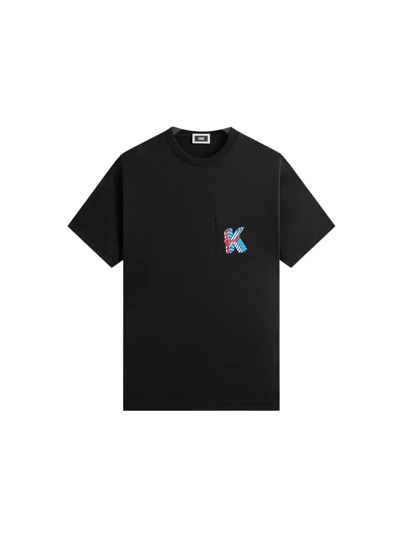 Мужская футболка с принтом Kith Kithmas Decor Pocket Tee — изображение 1 из 2, черный
