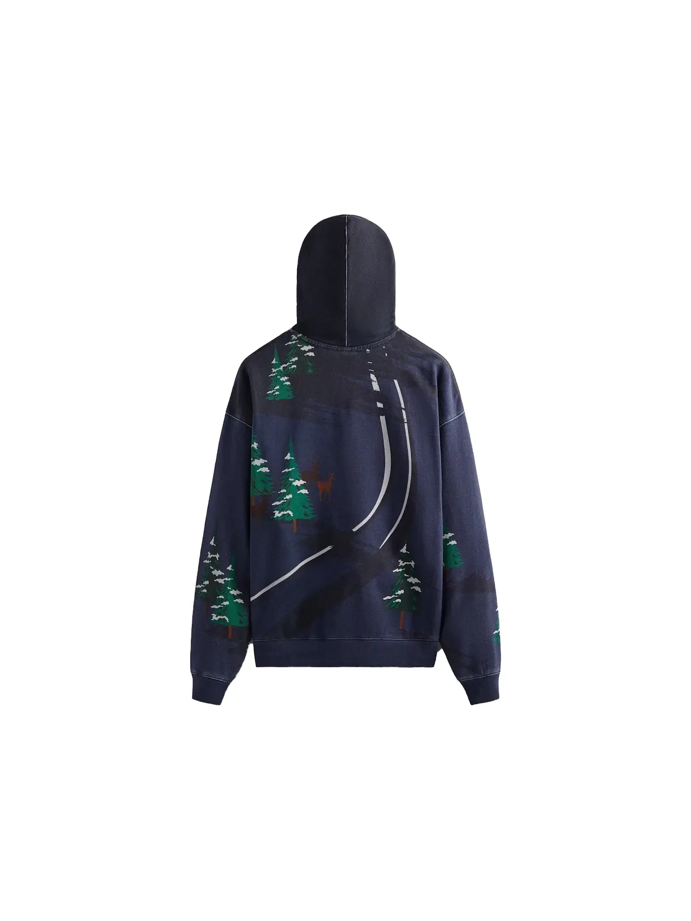 Мужской худи с принтом Kith Kithmas Eve Nelson Hoodie Nocturnal — изображение 2 из 2, ночной