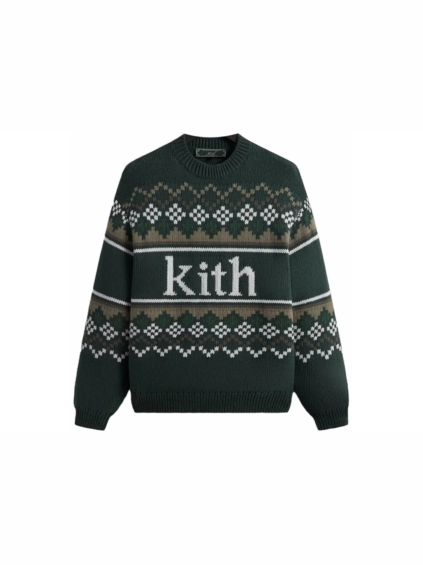 Мужской свитер с жаккардовым узором Kithmas Fairisle Kith, Frond — изображение 1 из 2