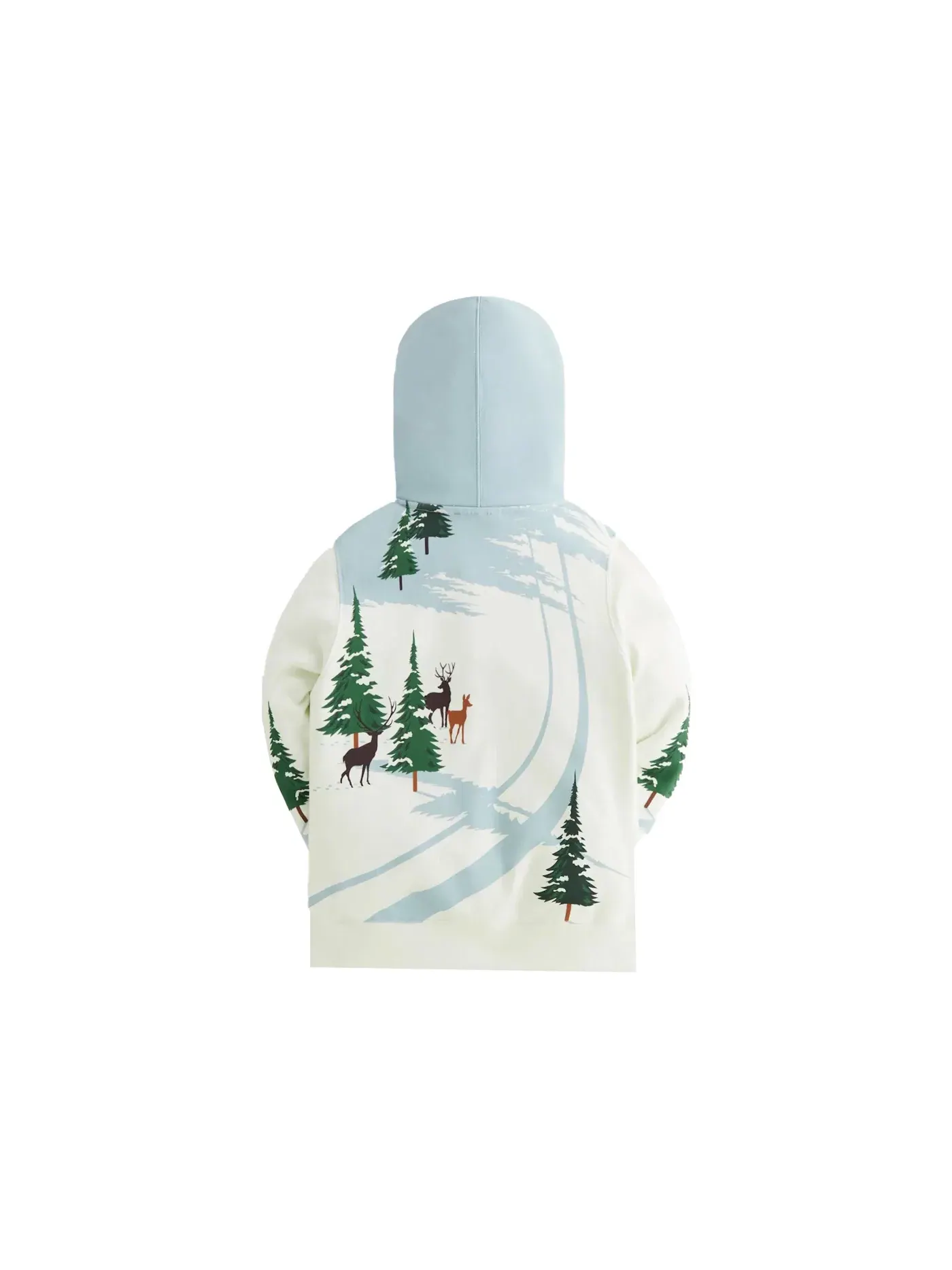 Детский худи с принтом Kithmas Kids Day Hoodie Kith — изображение 2 из 2, мел