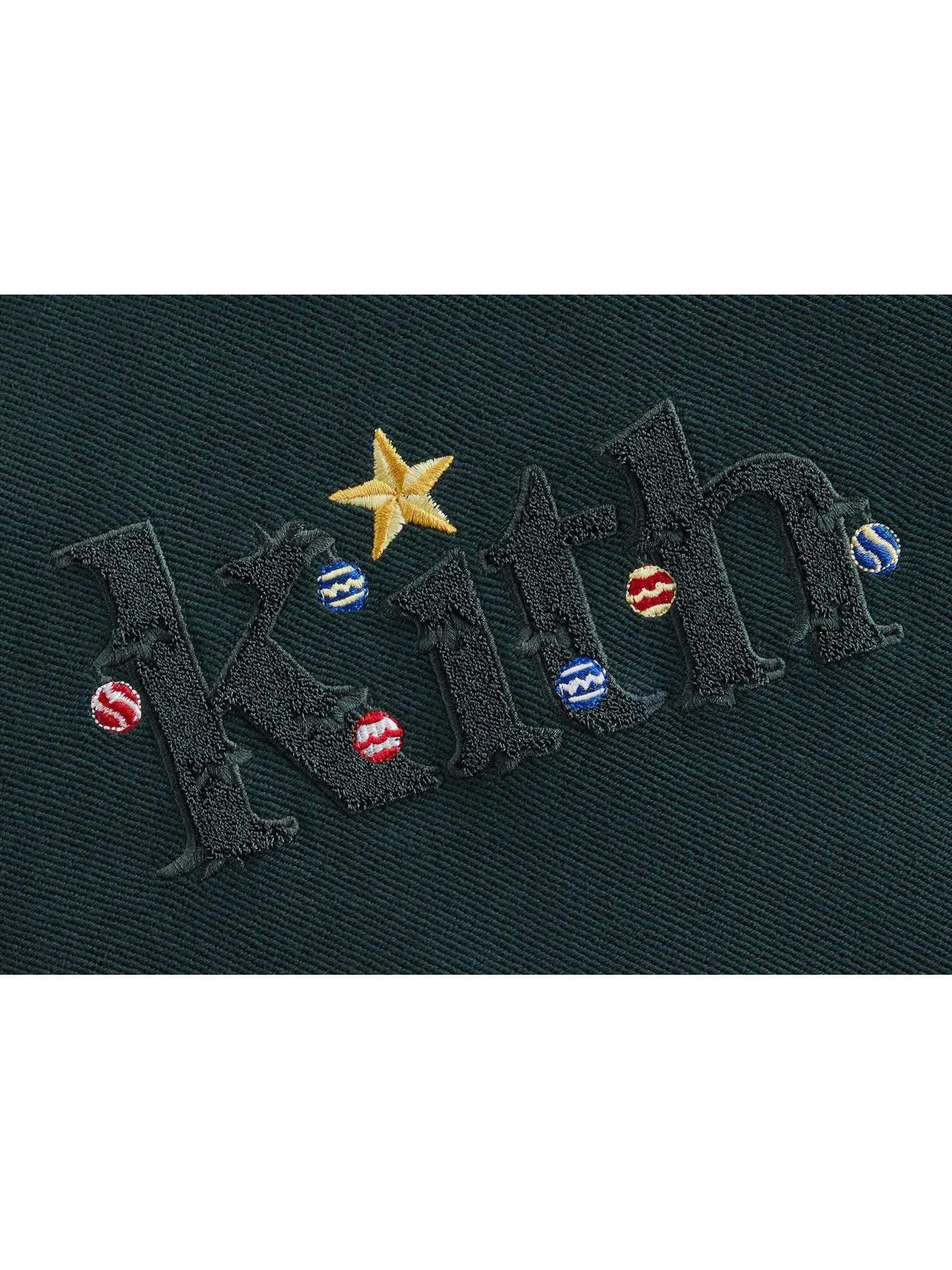 Детский худи с принтом Kithmas Kids Tree Hoodie Kith, Stadium — изображение 2 из 2