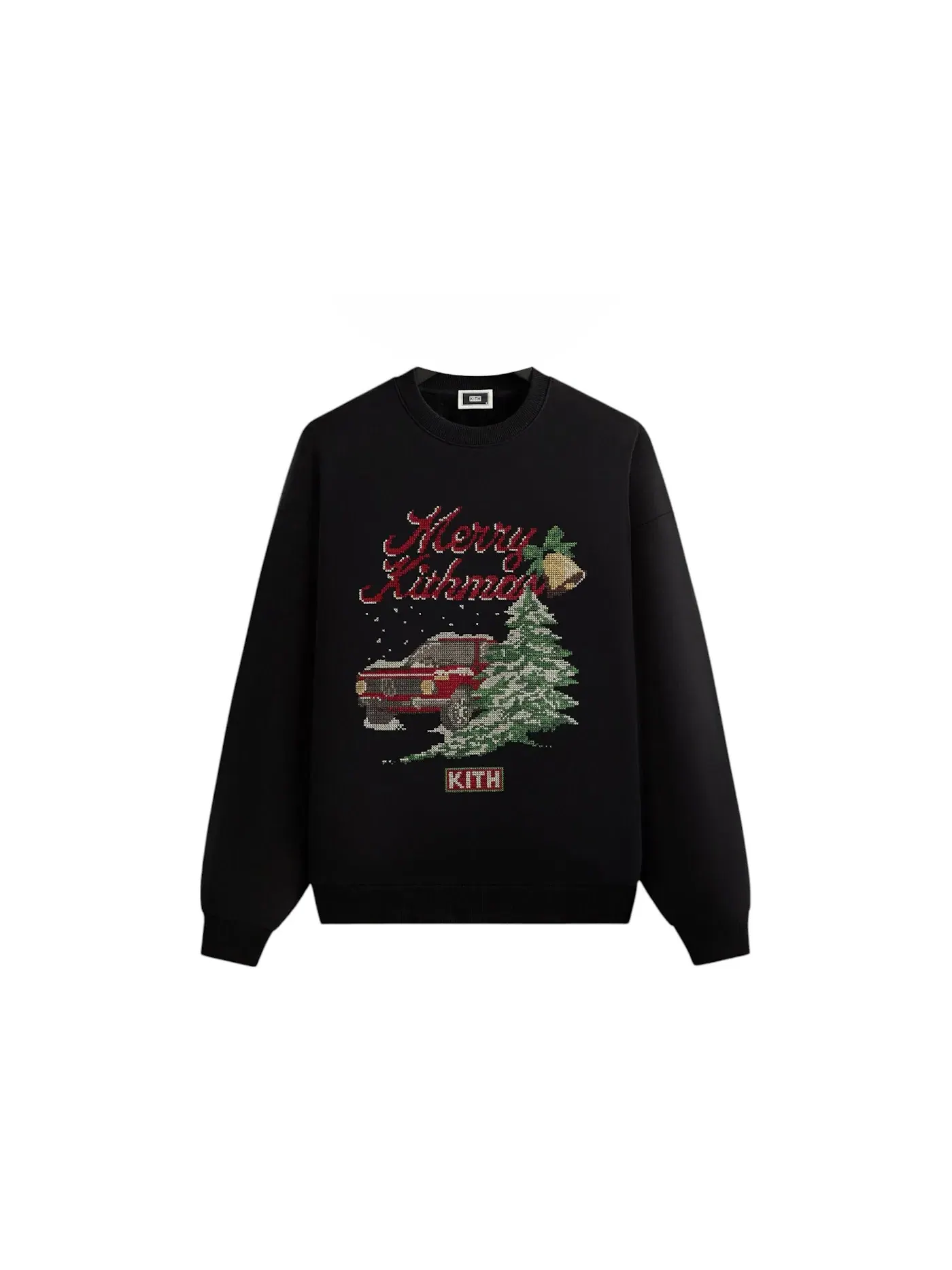 Мужской свитшот с принтом Nelson Crewneck Kith — изображение 1 из 2, черный