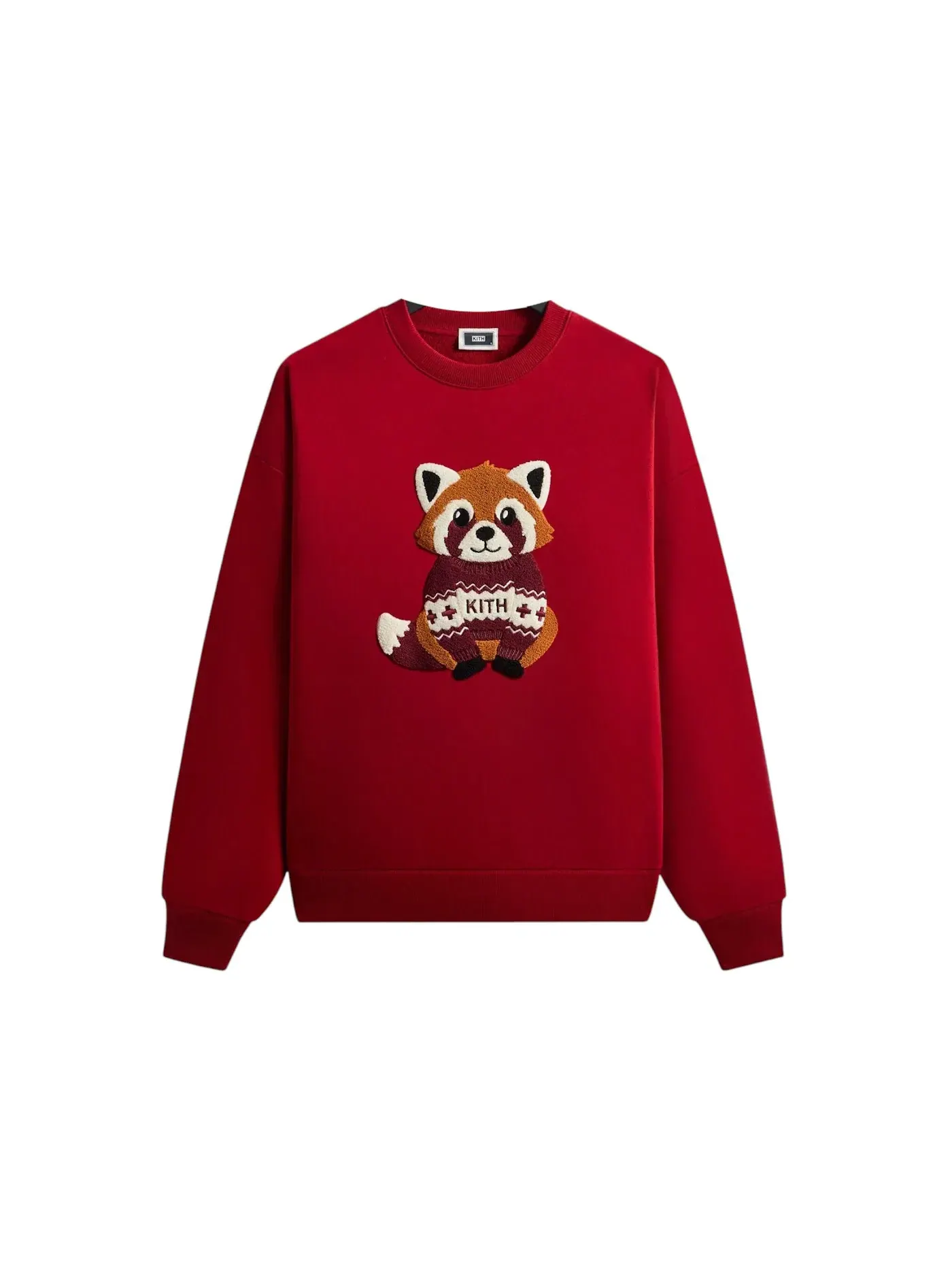 Мужской свитшот с принтом Kith Kithmas Red Panda Nelson Crewneck — изображение 1 из 2, соблазн