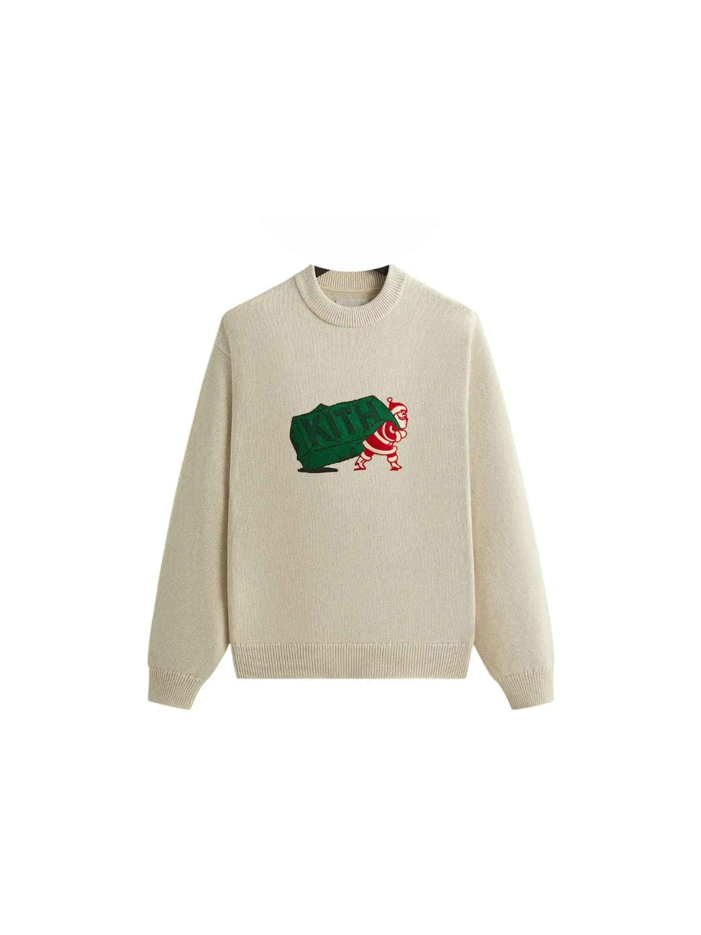 Мужской джемпер с принтом Kithmas Santa Kith, Sandy Heather — изображение 1 из 2