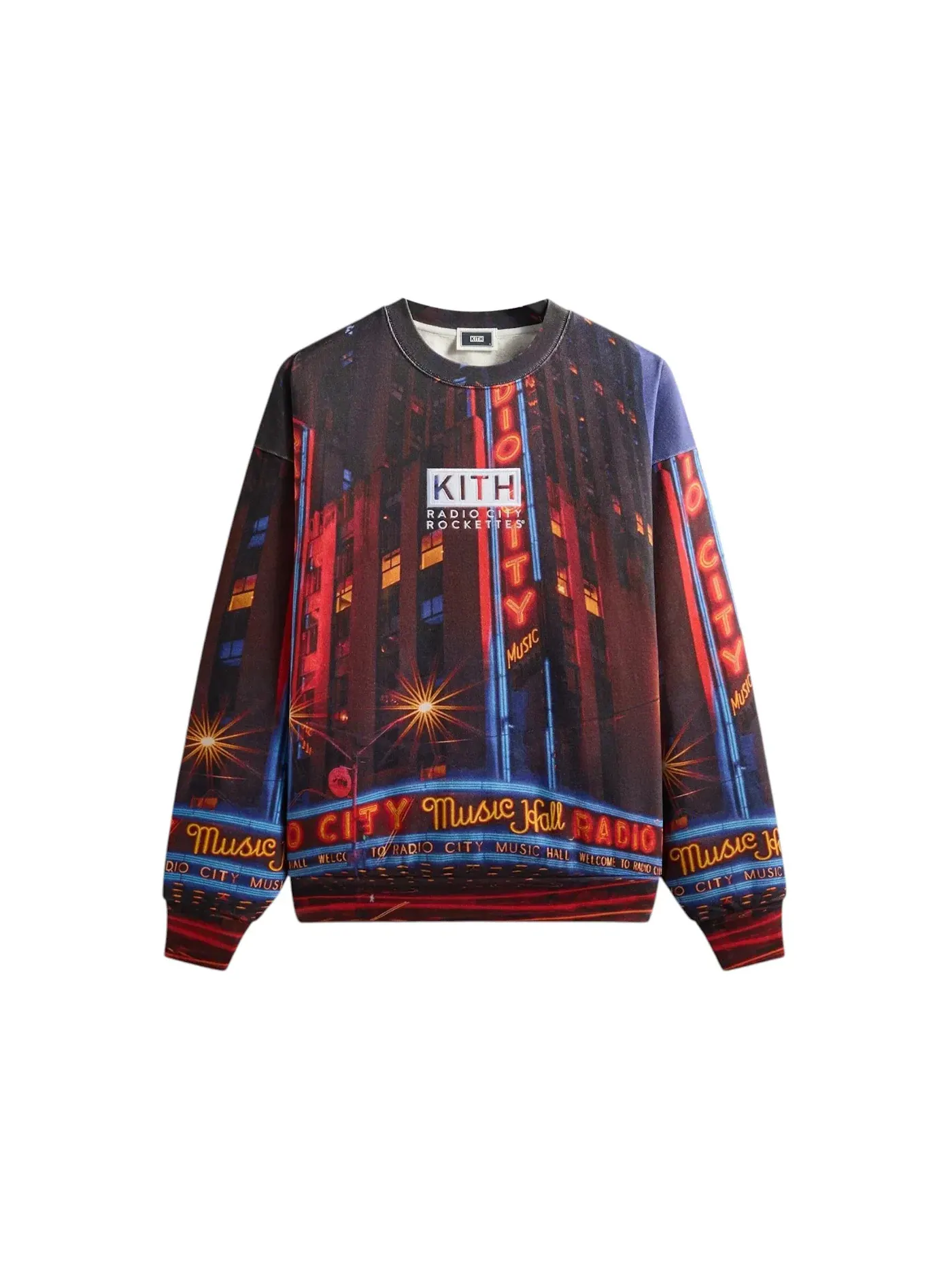 Мужской свитшот с принтом Nelson Crewneck Kith — изображение 1 из 2, черный