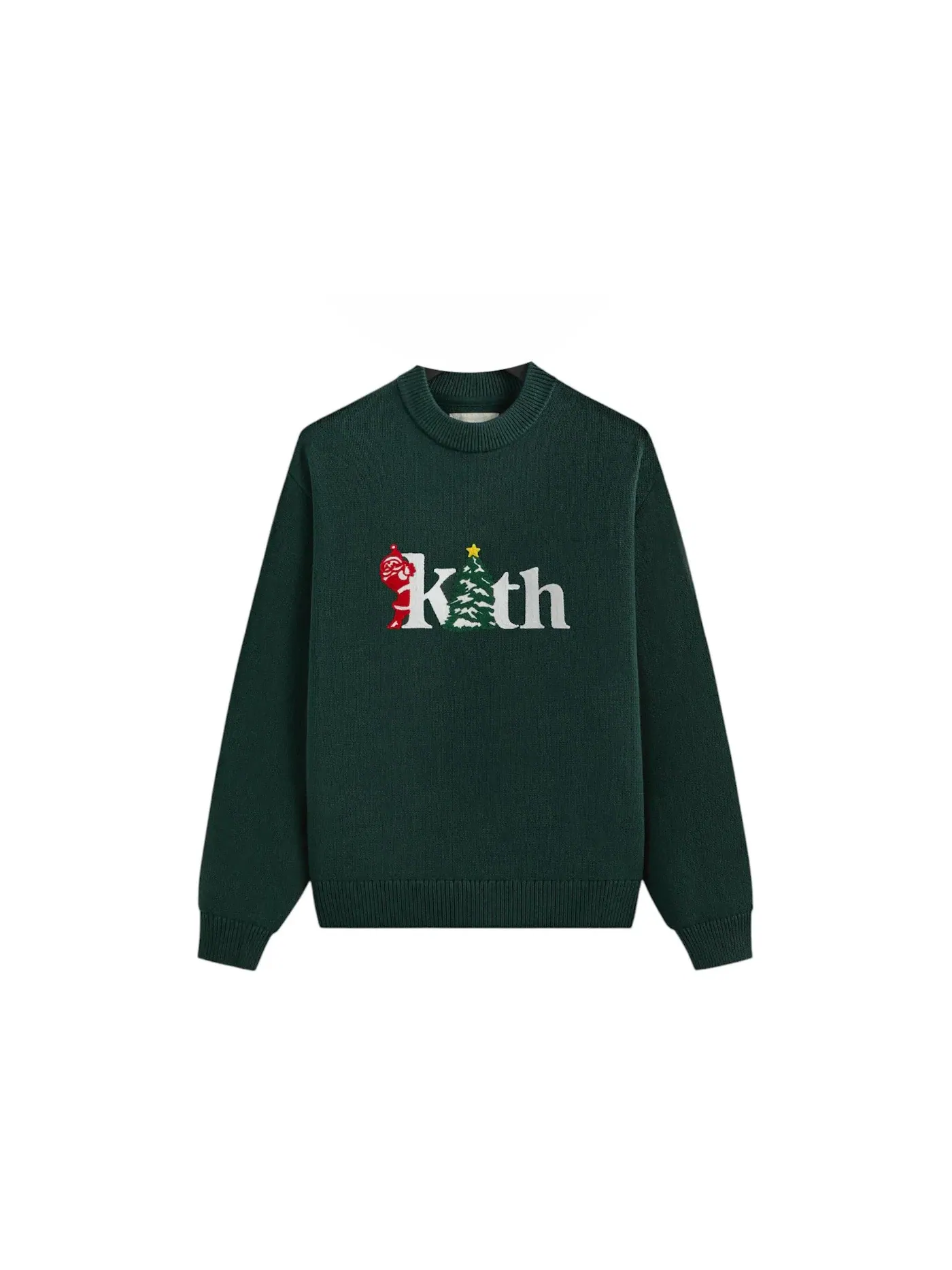 Мужской свитер с принтом Kith Kithmas Tree Crewneck Sweater Kith, Stadium — изображение 1 из 2