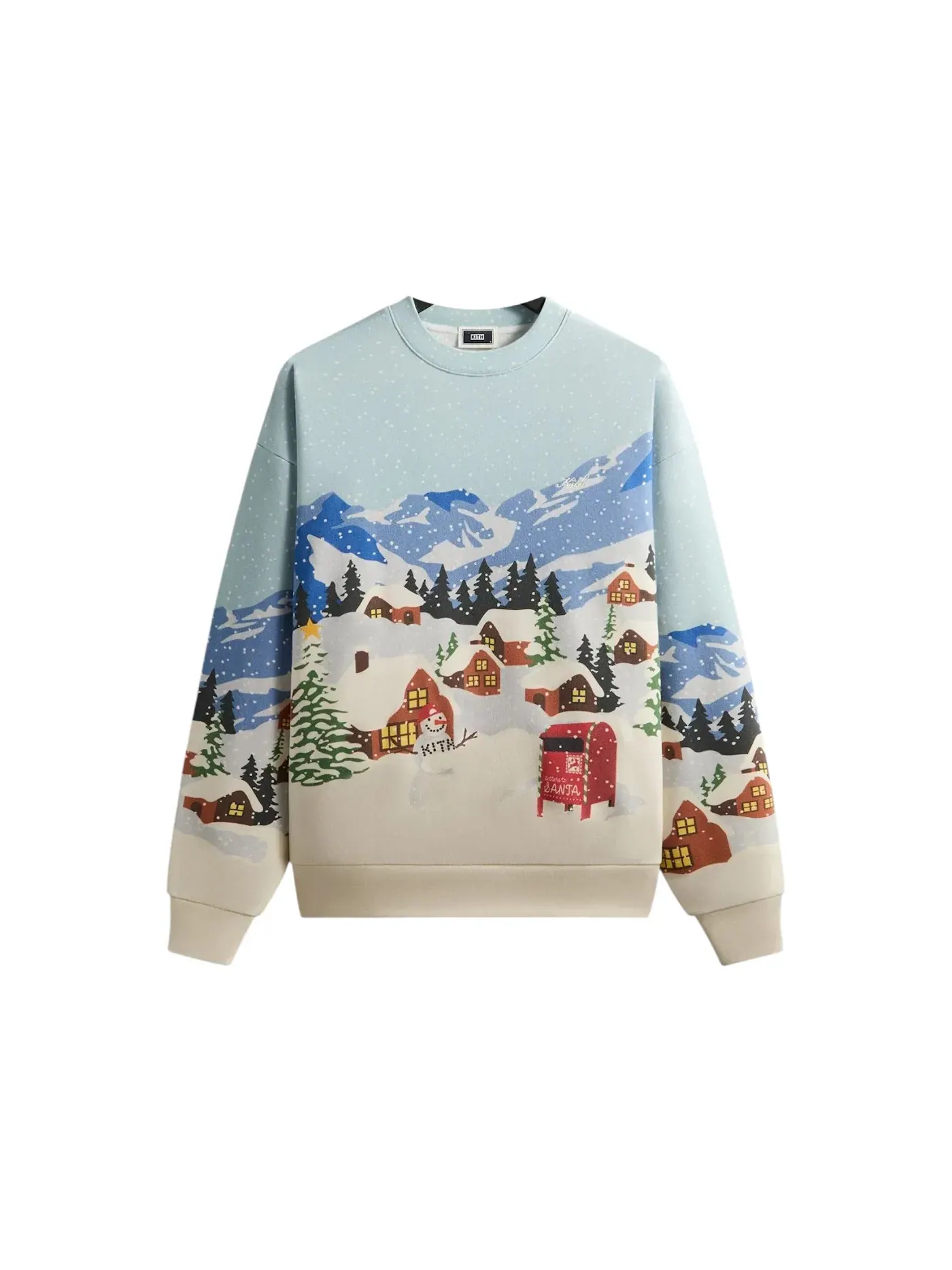 Мужской свитшот Kith Kithmas Village Nelson Crewneck Summit, Summit — изображение 1 из 2