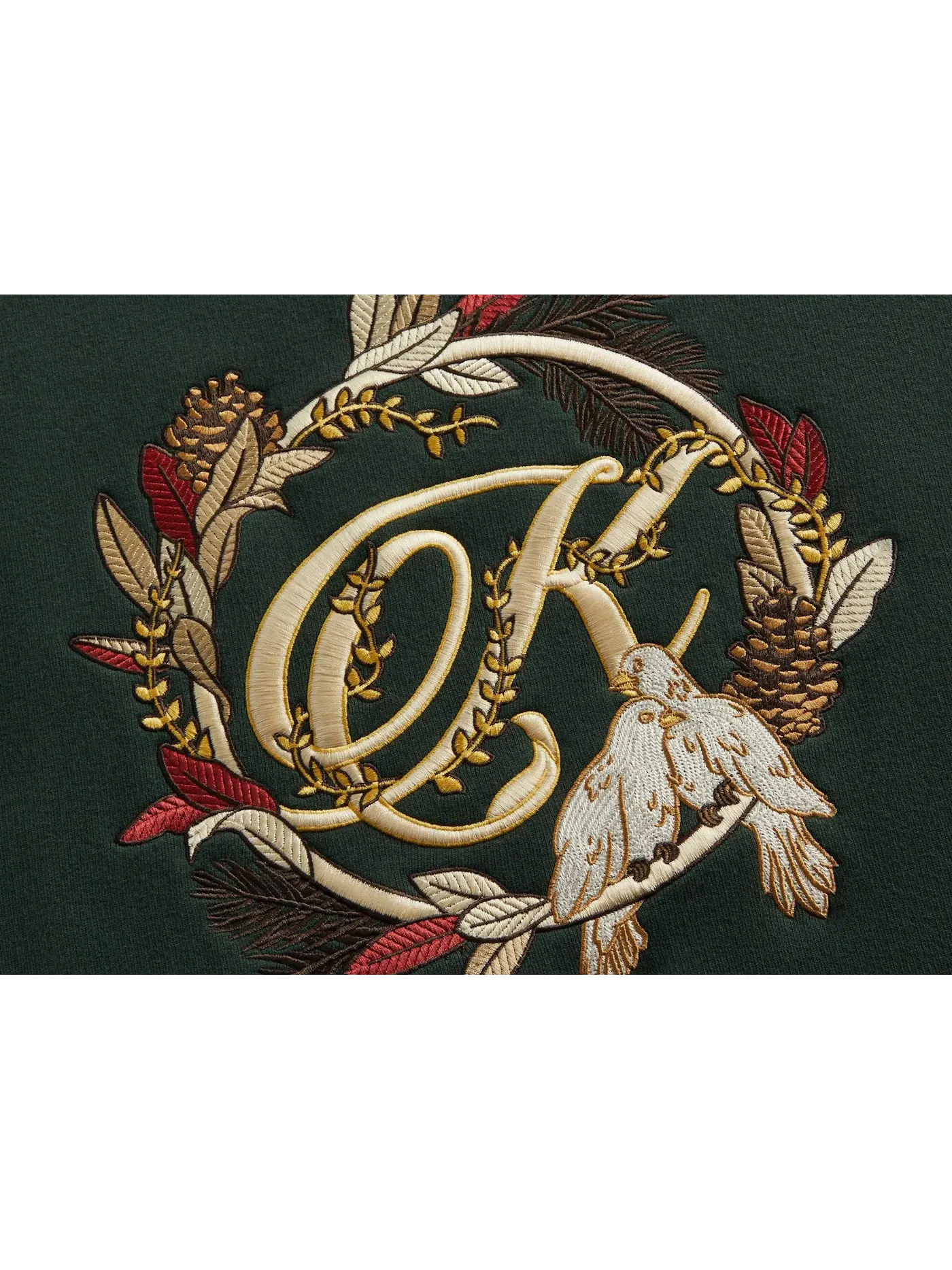 Мужской свитшот с принтом Kith Kithmas Wreath Crewneck, Stadium — изображение 2 из 2