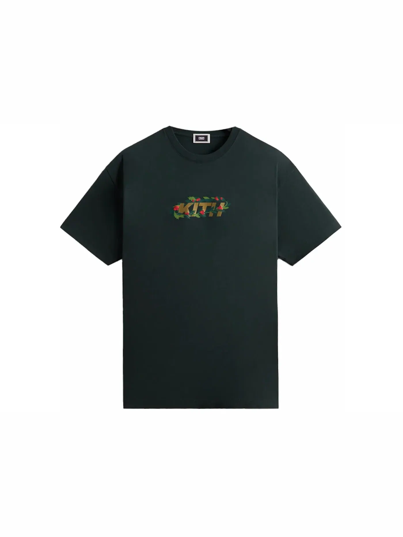 Мужская футболка с принтом Kith Kithmas Wreath Orbit Tee, Stadium — изображение 1 из 2