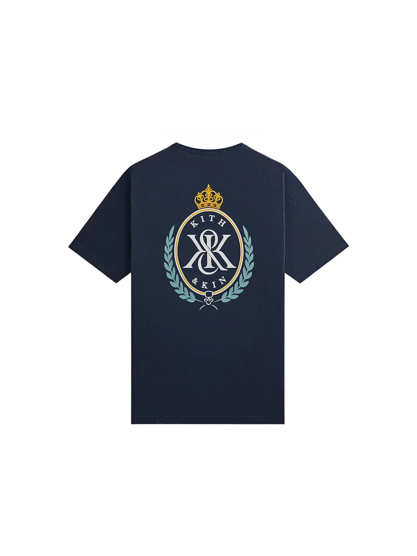 Мужская футболка с принтом K&K Crest Pocket Tee Kith — изображение 2 из 2, ночной
