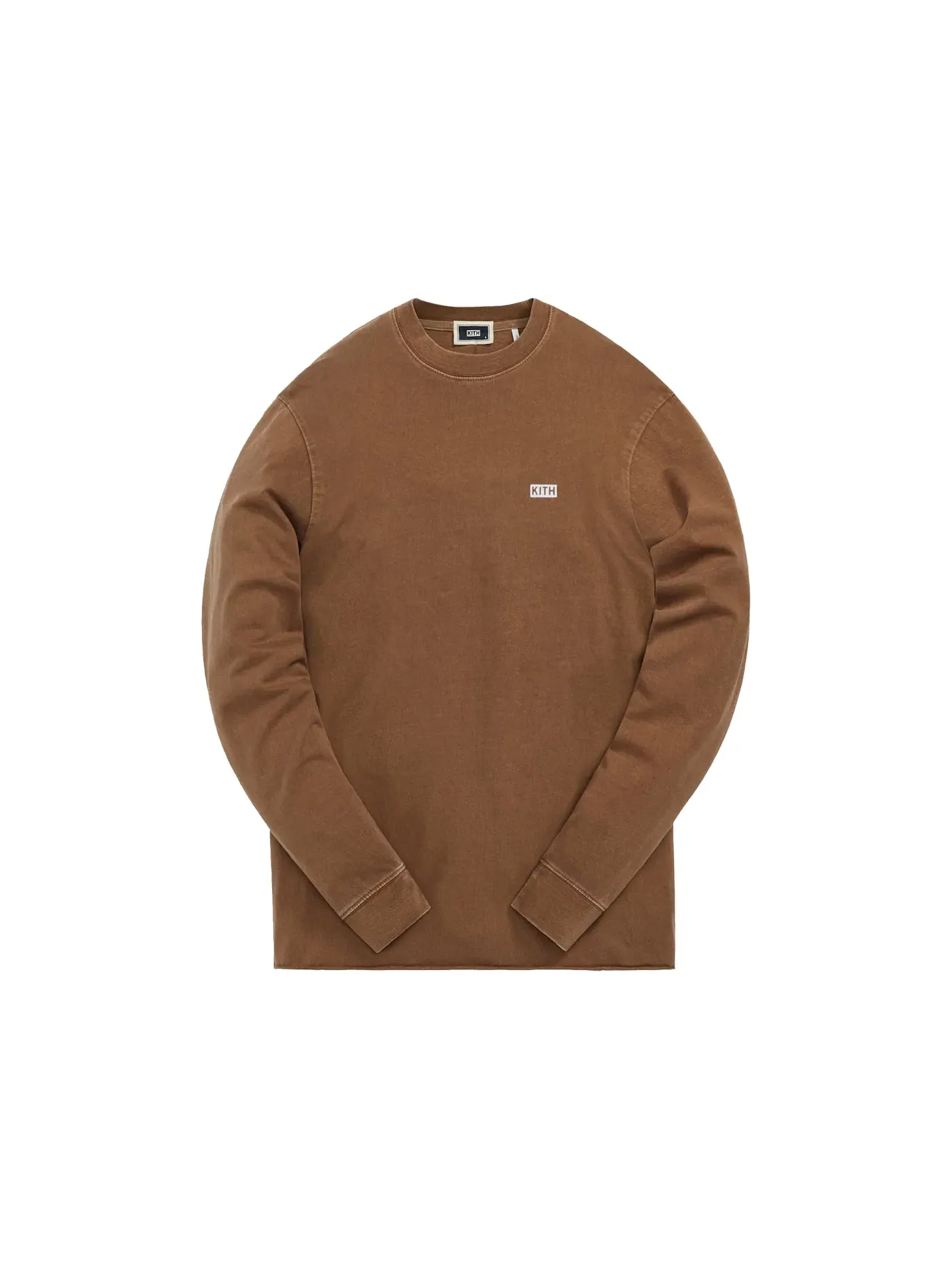 Мужская футболка с длинным рукавом Kith L/S Tee — изображение 1 из 1, коричневый