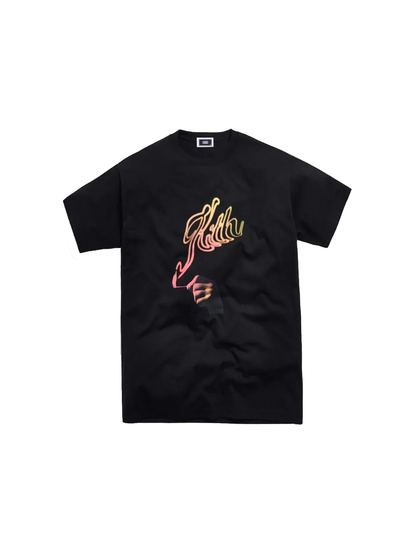Мужская футболка с принтом Kith Light The Way Tee — изображение 1 из 1, черный