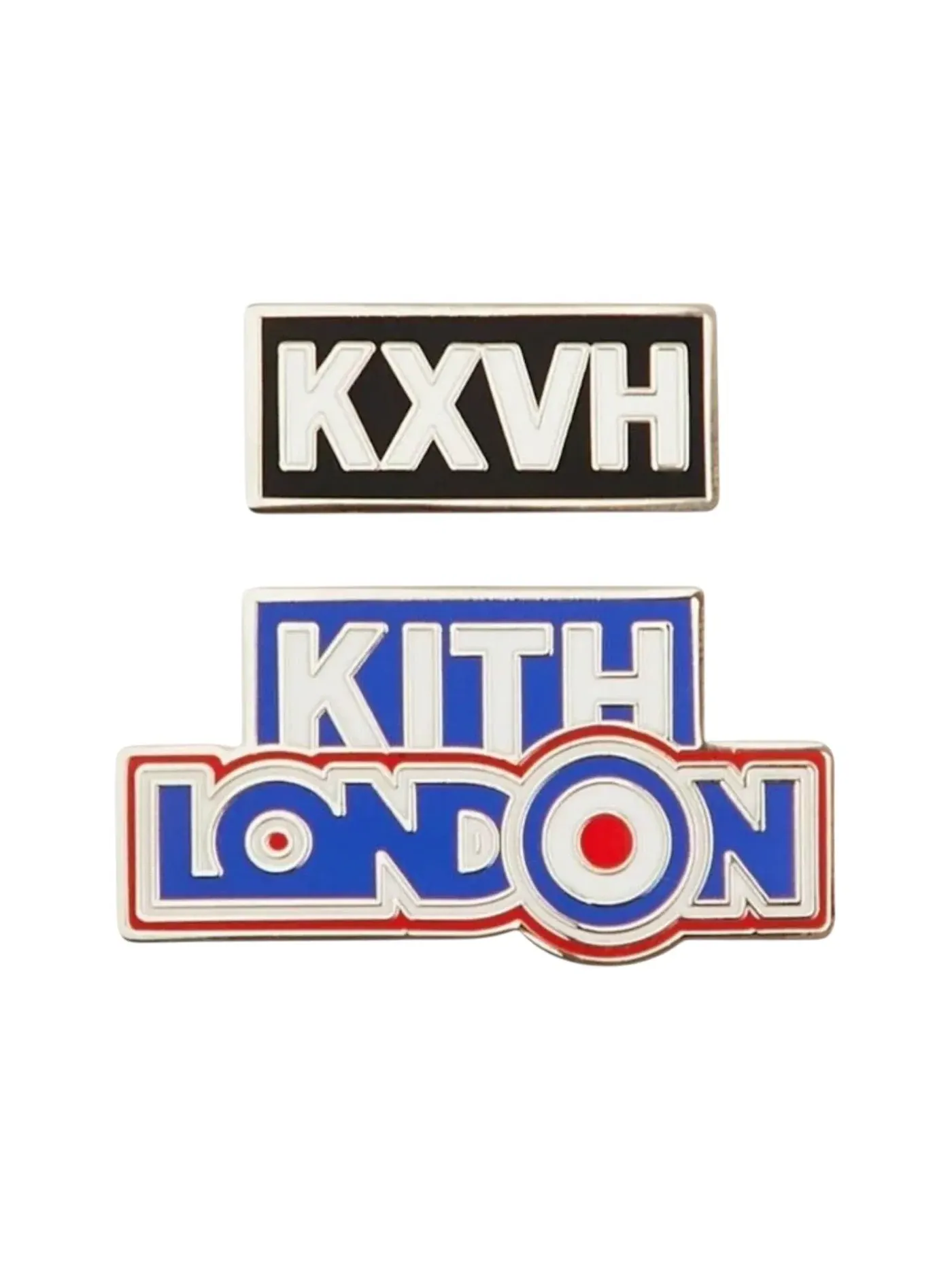 Мужская футболка с принтом Classic Logo Kith — изображение 2 из 2, темно-синий