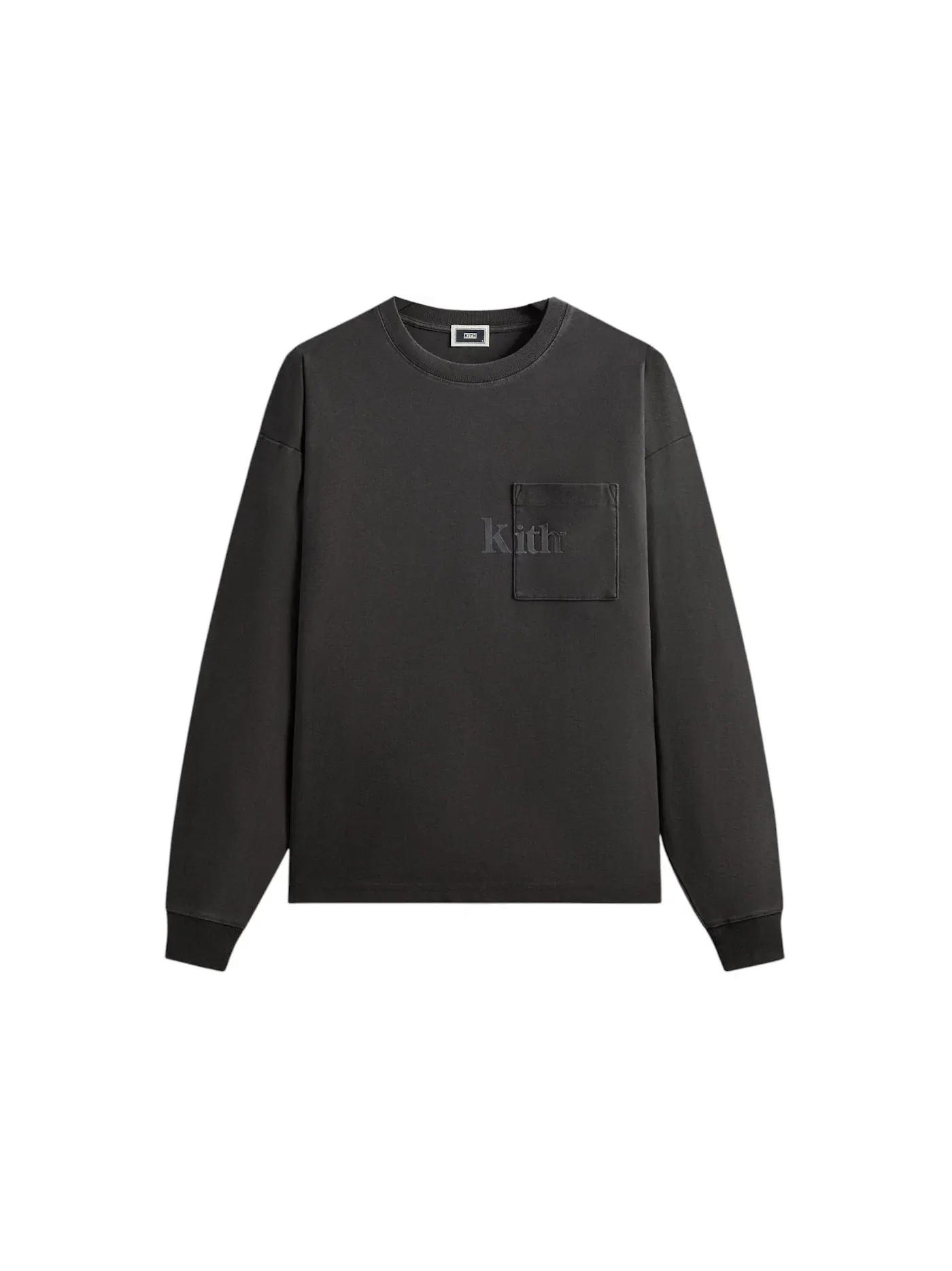 Мужская футболка с длинным рукавом Kith Tee — изображение 1 из 2, угольный