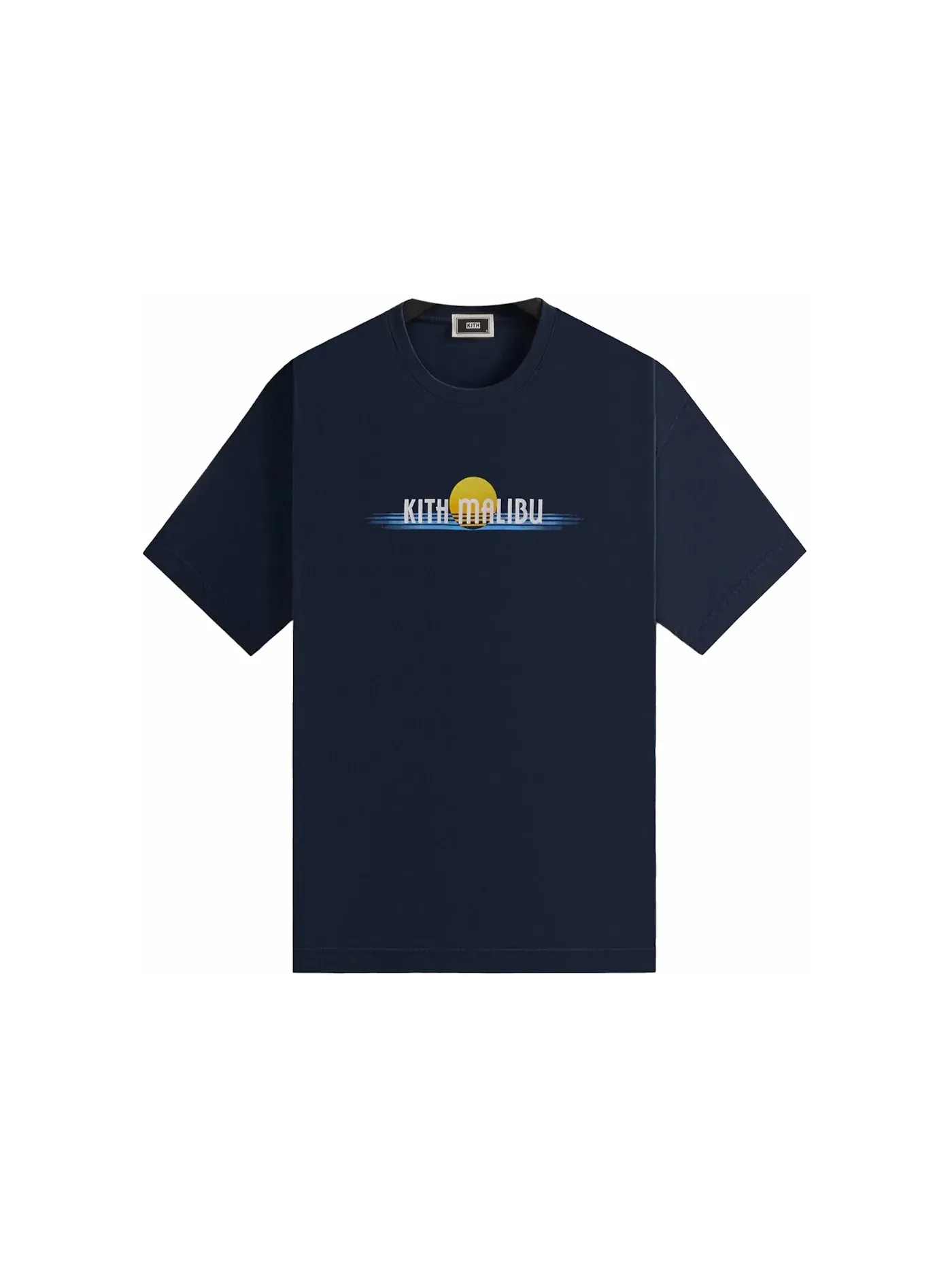 Мужская футболка с принтом Kith Malibu Sunshine Vintage Tee — изображение 1 из 1, ночной