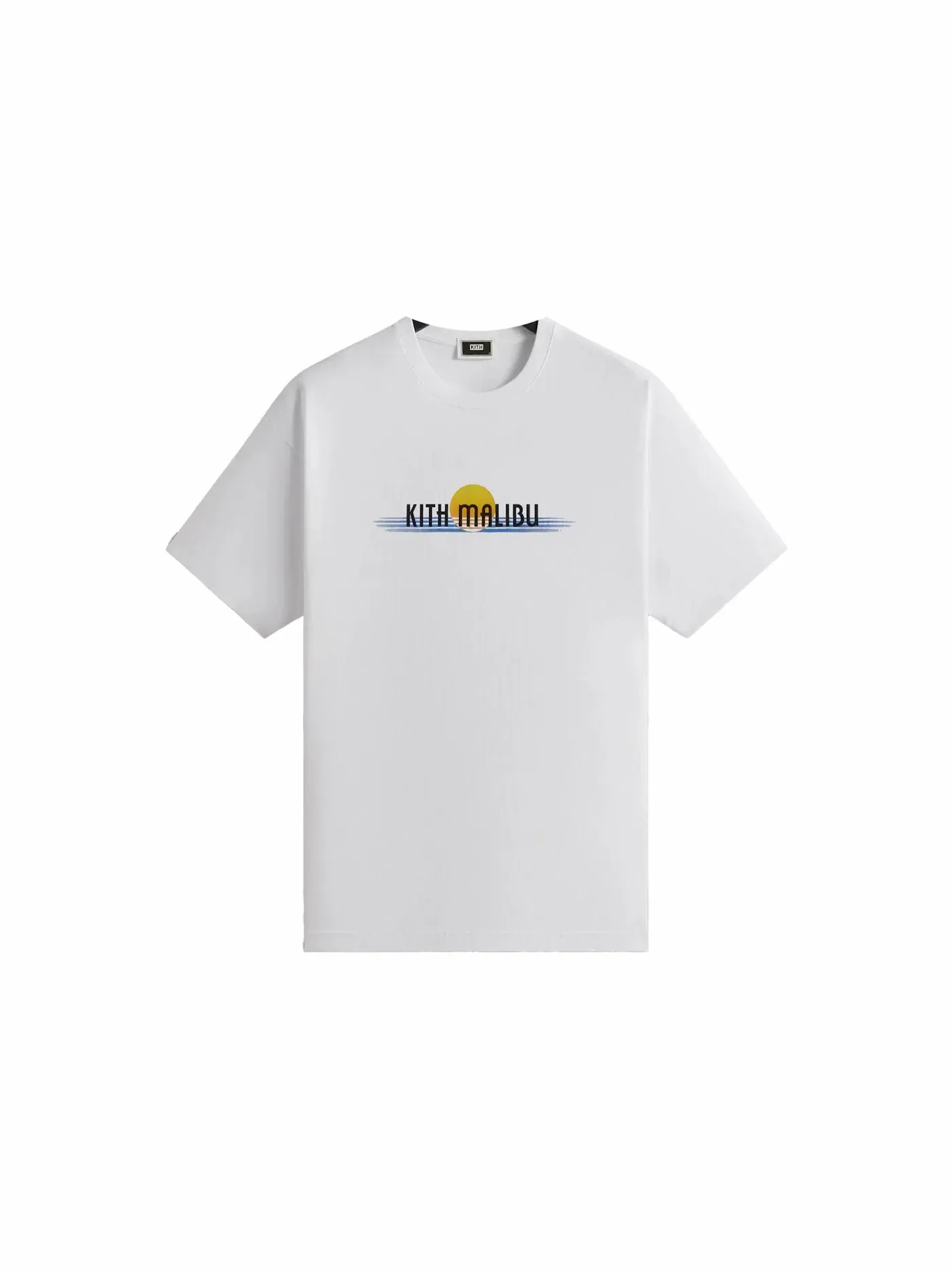Мужская футболка с принтом Kith Malibu Sunshine Vintage Tee — изображение 1 из 1, белый