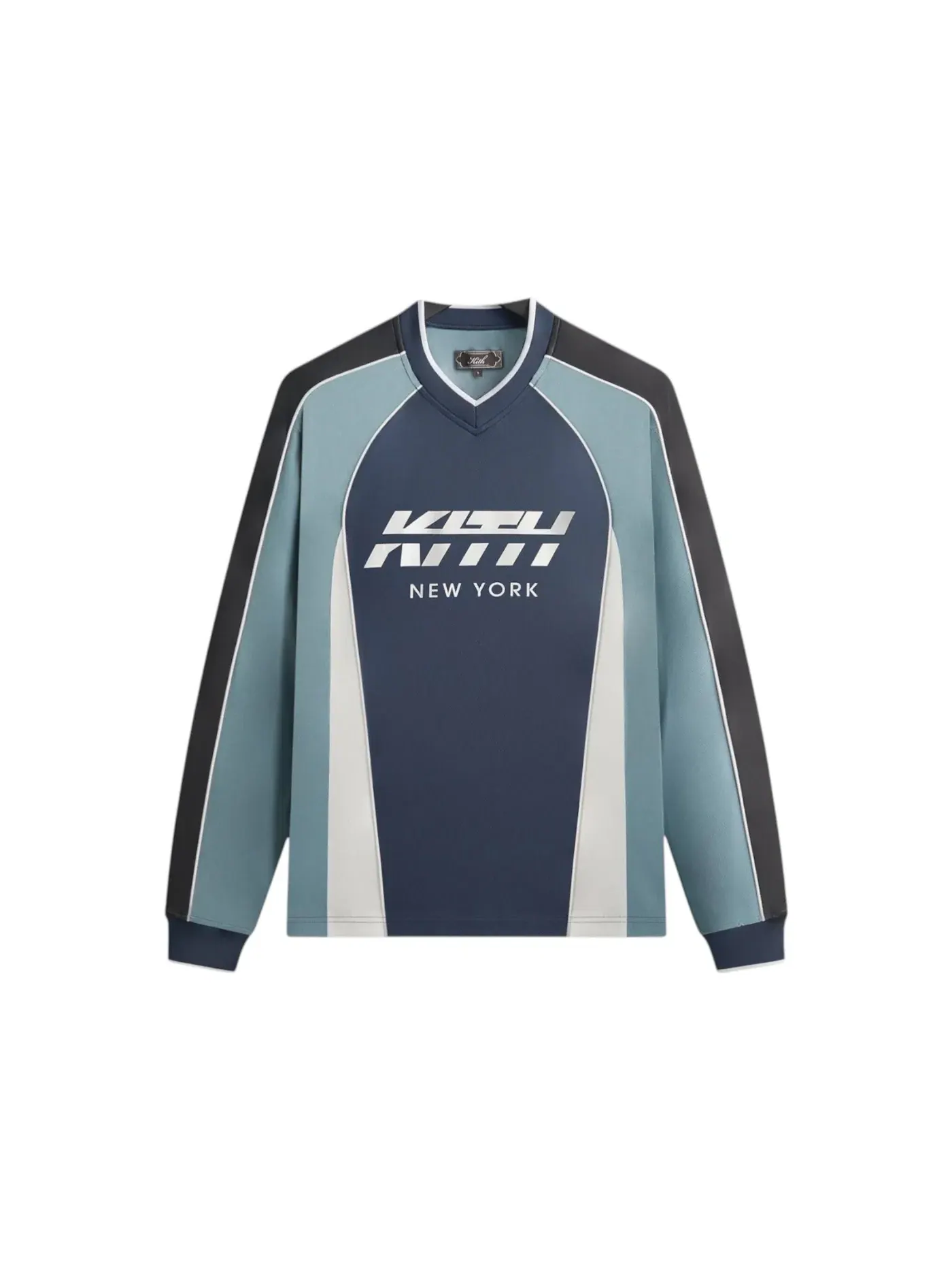 Мужская джерси с длинным рукавом Kith Malik Long Sleeve Mesh Jersey (SS26) Nocturnal — изображение 1 из 2, ночной