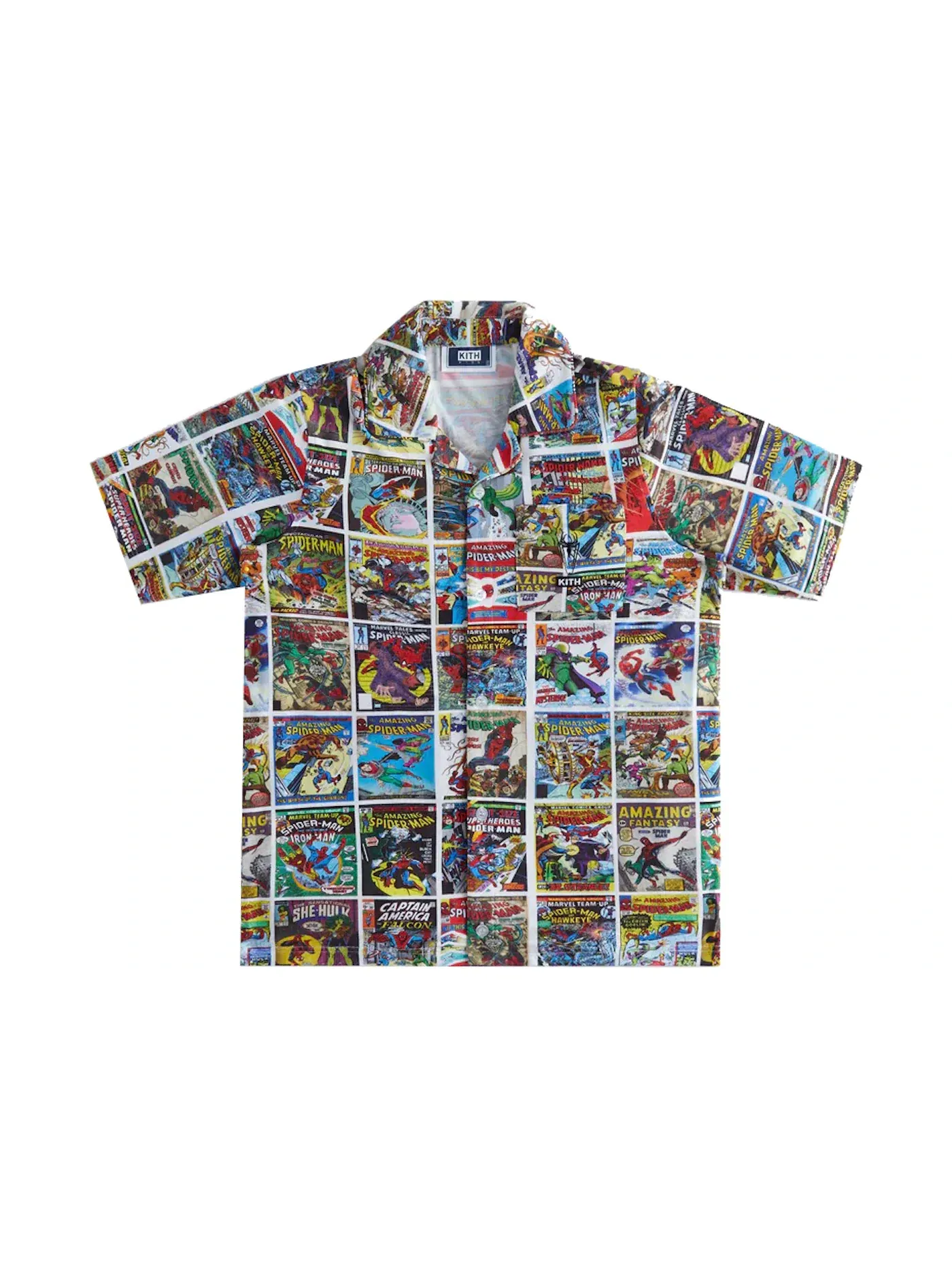 Детская пижама с принтом Kith Marvel Kids Spider-Man Pajama Set Sandrift, Sandrift — изображение 2 из 2