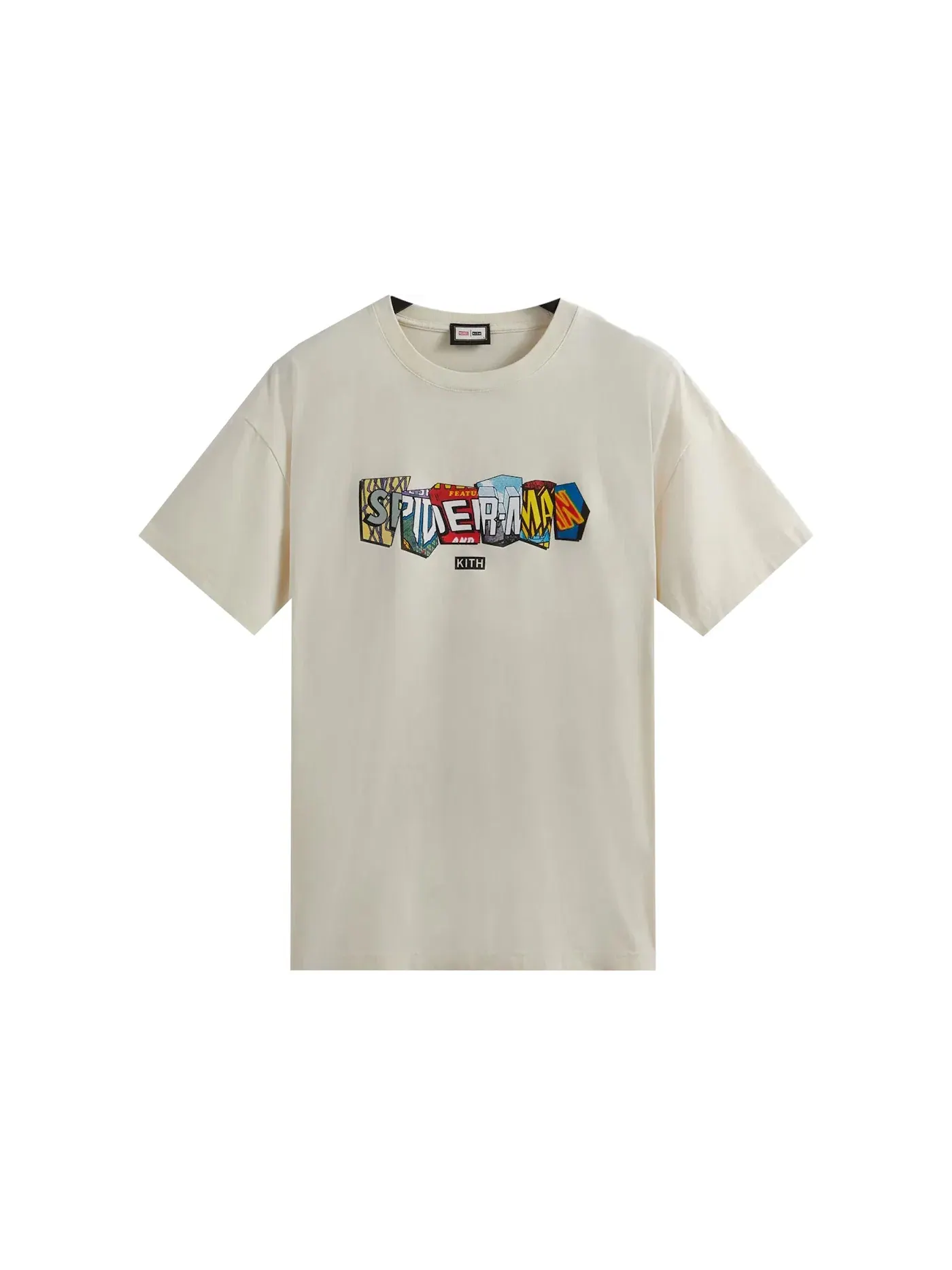 Мужская футболка с принтом Kith Marvel Spider-Man Comic Covers Tee, Sandrift — изображение 1 из 2