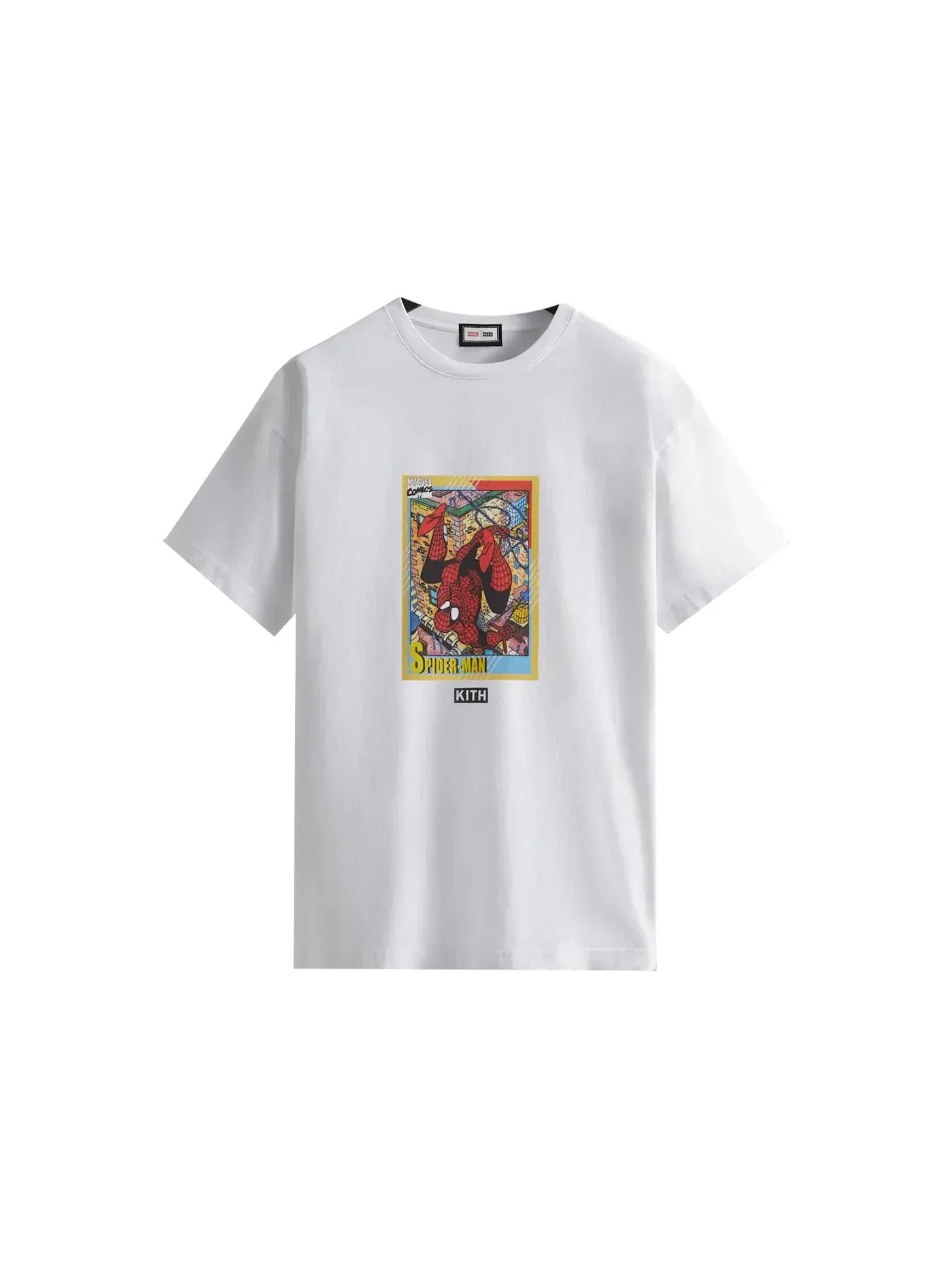 Мужская футболка с принтом Kith Marvel Spider-Man Hero Vintage Tee — изображение 1 из 2, белый