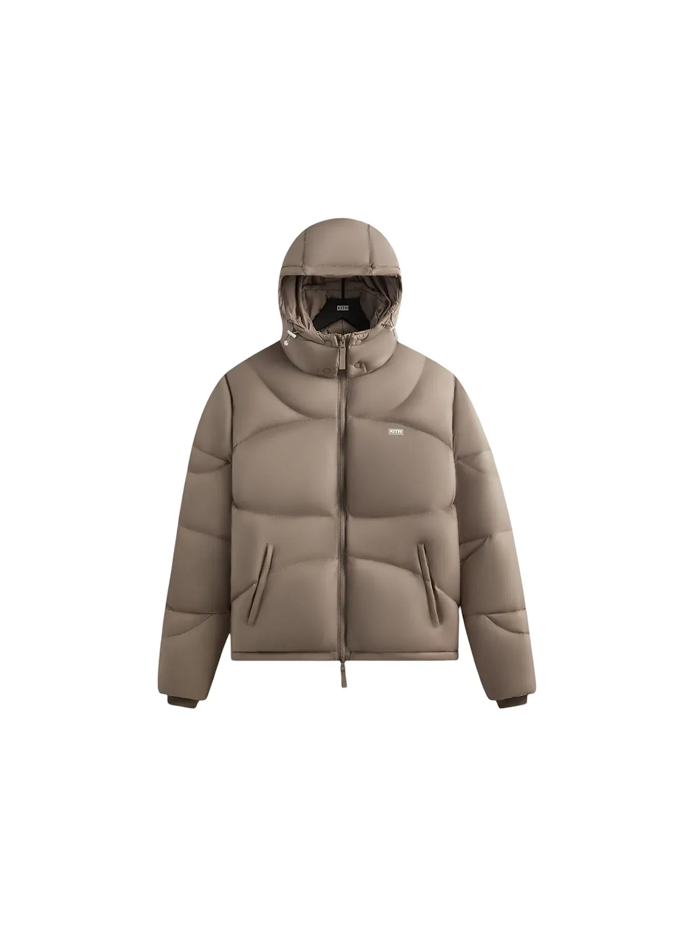Мужская куртка-пуховик с матовым блеском Corey Puffer Kith, Quicksand — изображение 1 из 2