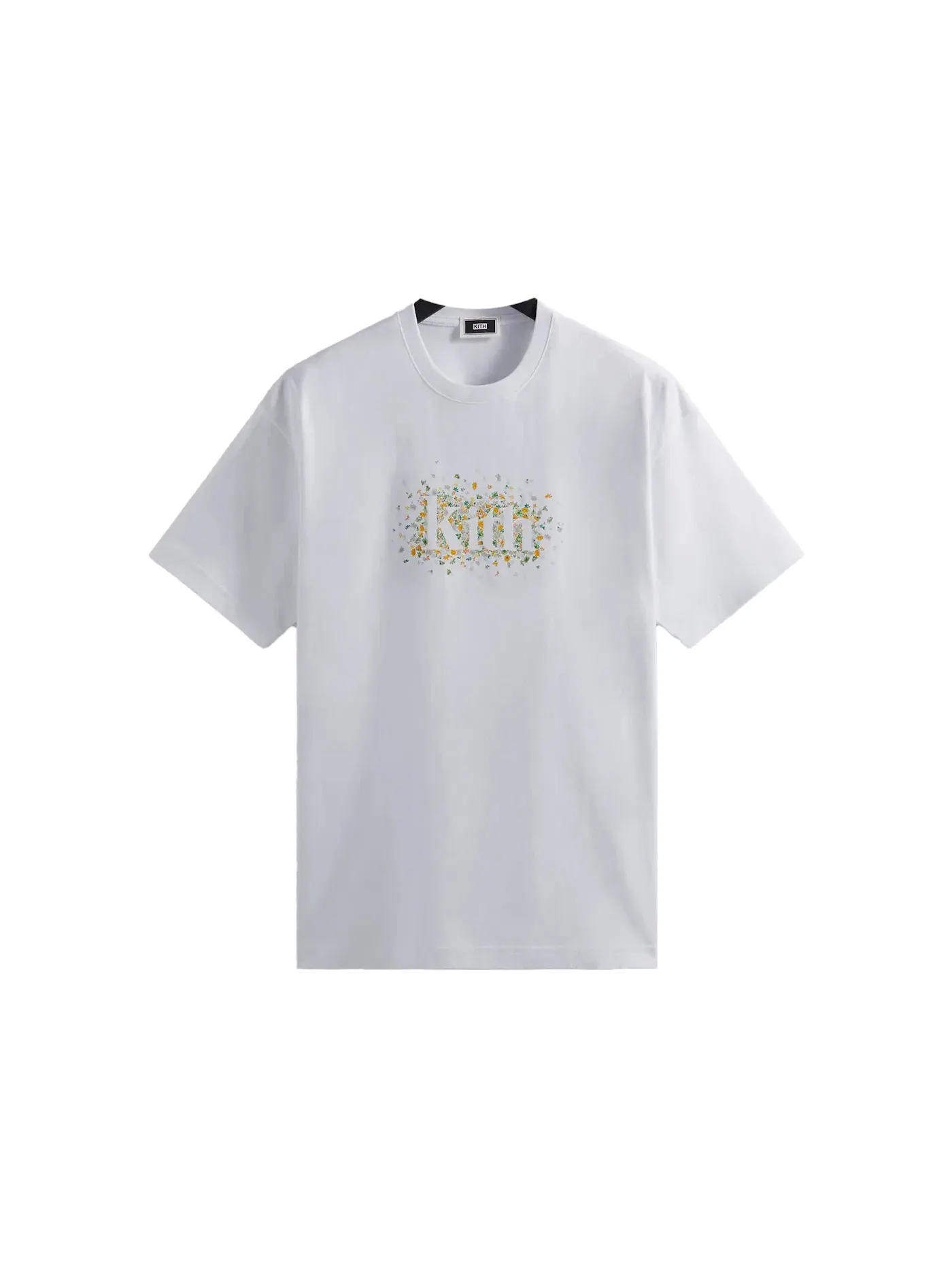 Мужская футболка с принтом Kith Tee — изображение 1 из 1, белый