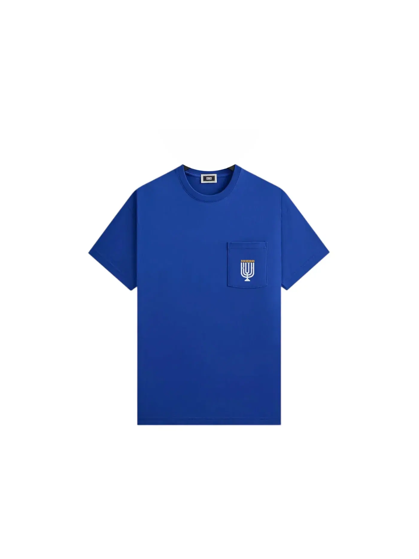 Мужская футболка с карманом Kith Menorah Pocket Tee, Current — изображение 1 из 2
