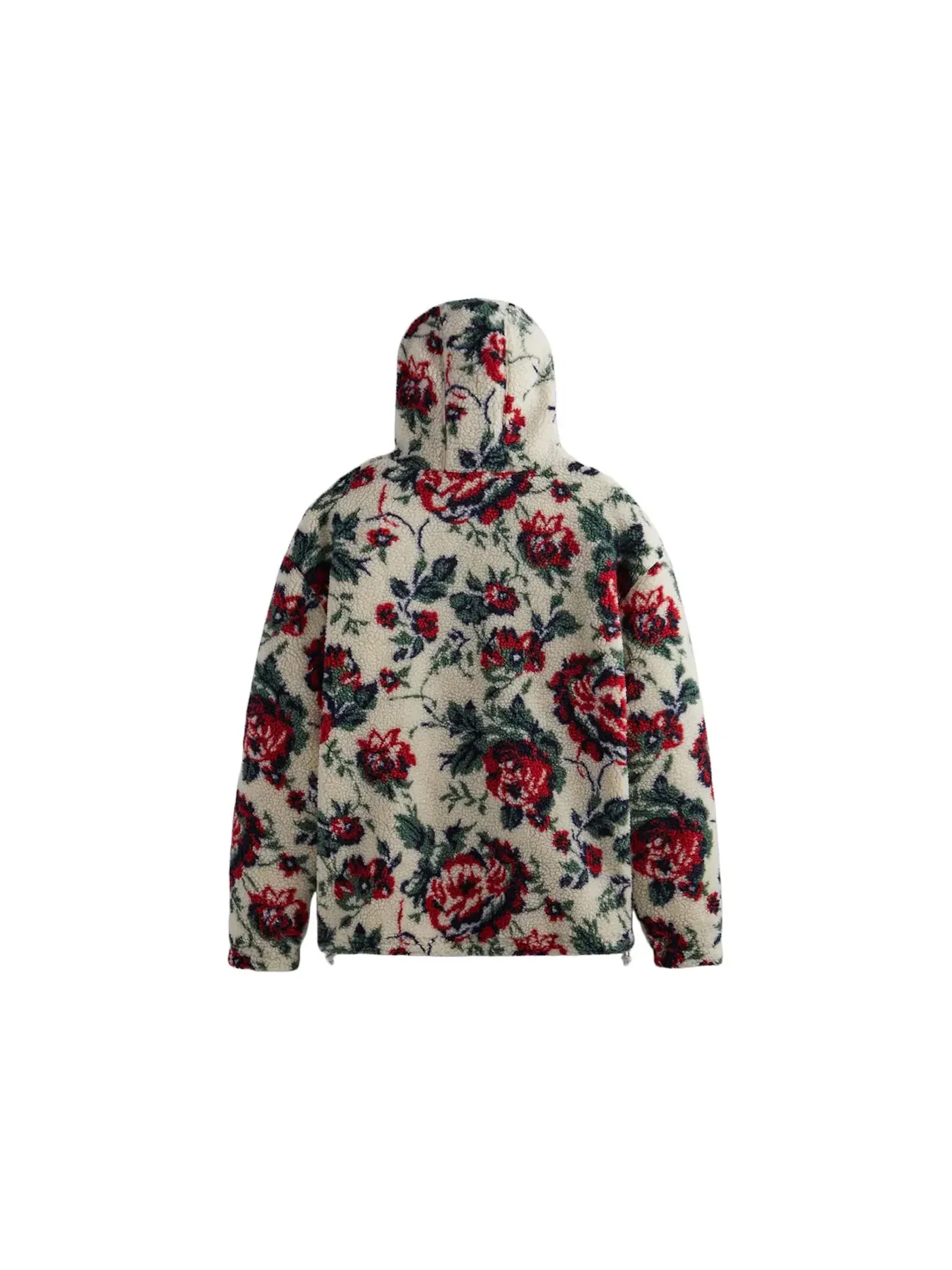 Мужская худи с принтом Kith Merrick Floral Sherpa Hoodie, Sandrift — изображение 2 из 2