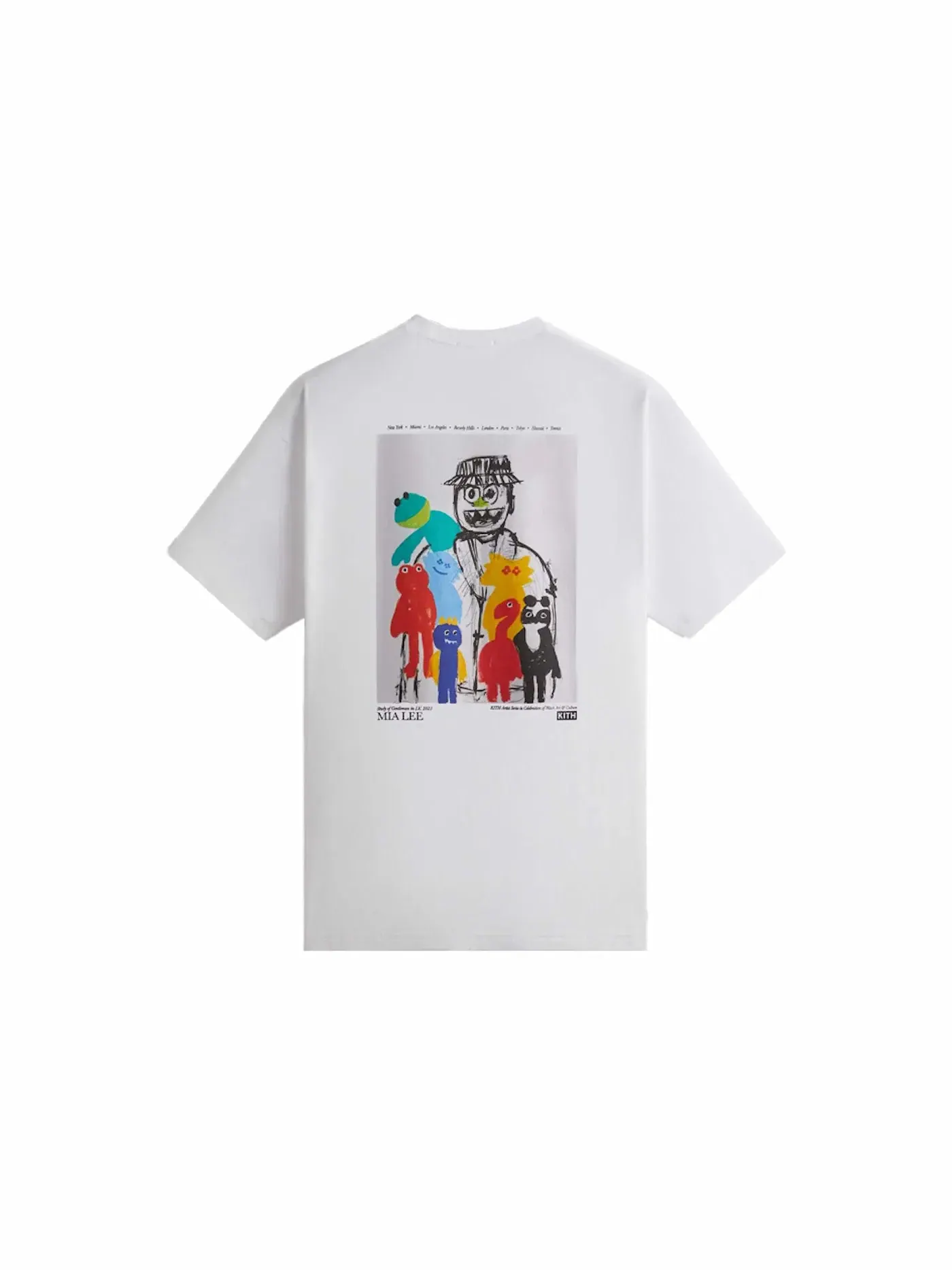 Мужская футболка хлопковая Mia Lee Gallery Tee Kith — изображение 2 из 2, белый