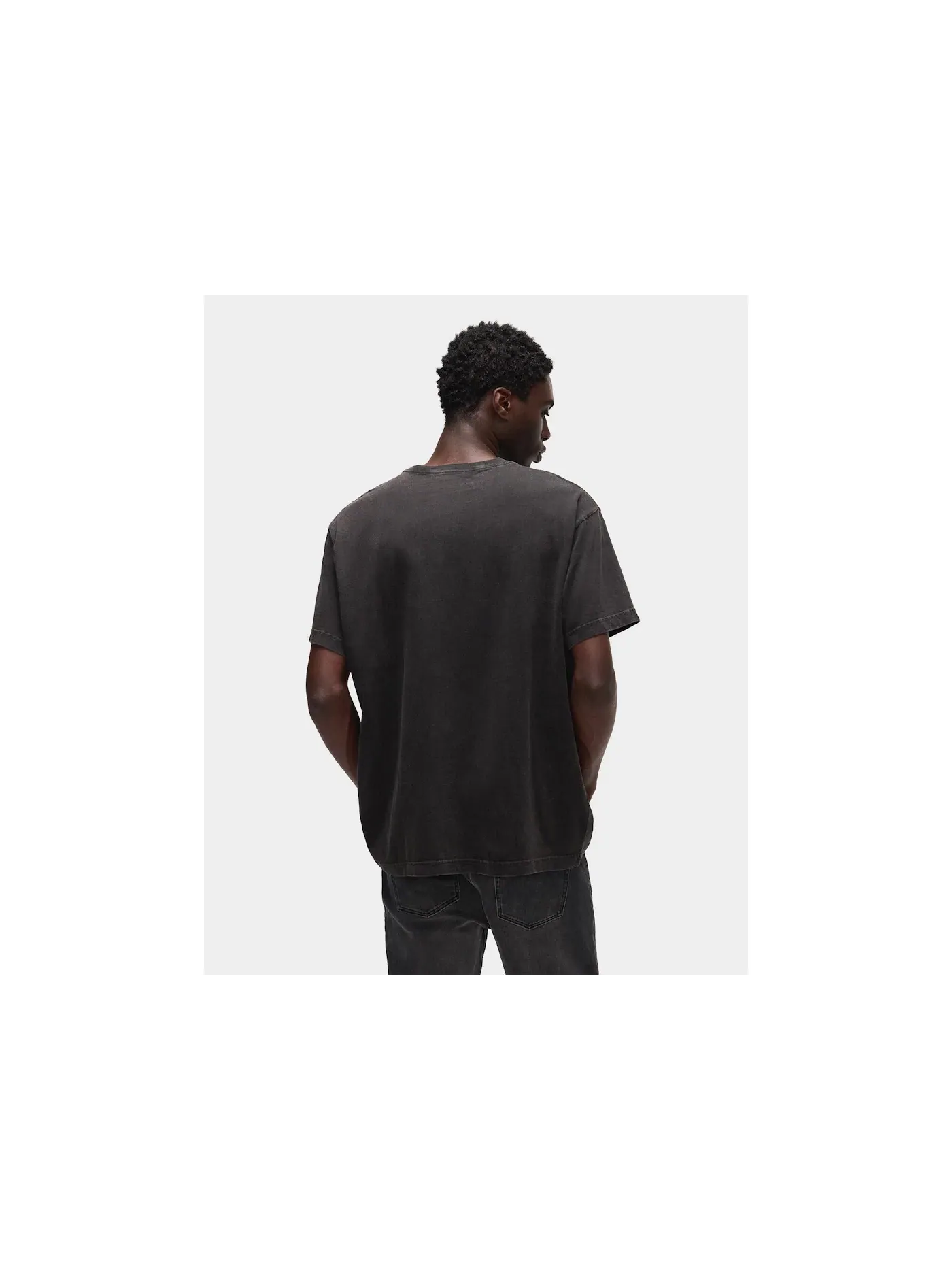 Мужская футболка с принтом Kith Mike Tyson Vintage Tee Black — изображение 4 из 5, черный