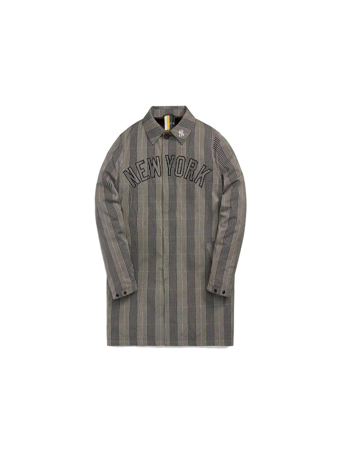 Мужское пальто с длинным рукавом Kith MLB for New York Yankees Brighton Mac Coat, Loft — изображение 1 из 2