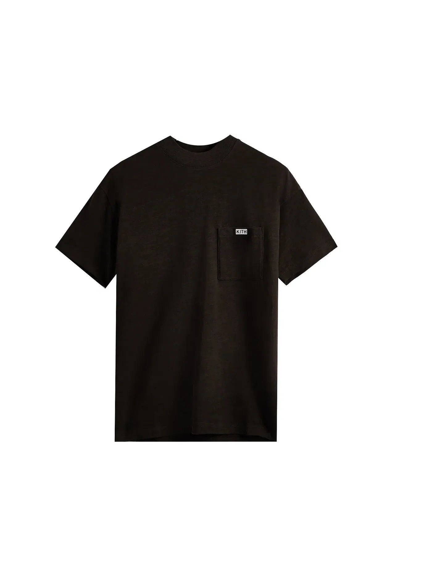 Мужская футболка с принтом Kith Mock Neck JFK Pocket Tee (SS22) Kindling — изображение 1 из 1, нут