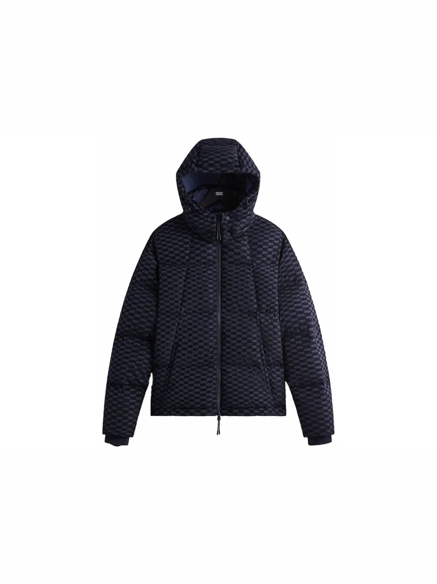 Мужская куртка-пуховик миди Monogram Midi Puffer Kith — изображение 1 из 2, ночной
